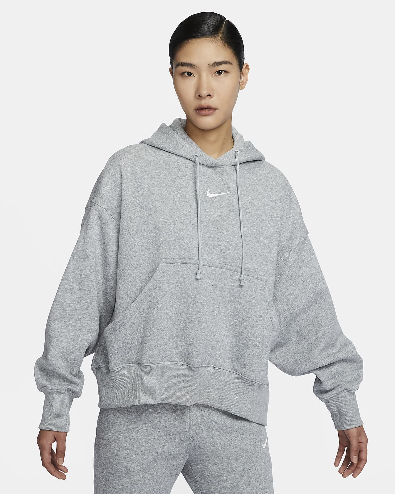 Женская толстовка Nike Sportswear Phoenix Fleece серая