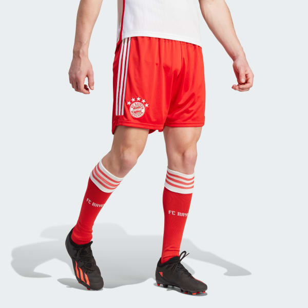 Мужские шорты adidas FC Bayern 23/24 Home Shorts (Красные)