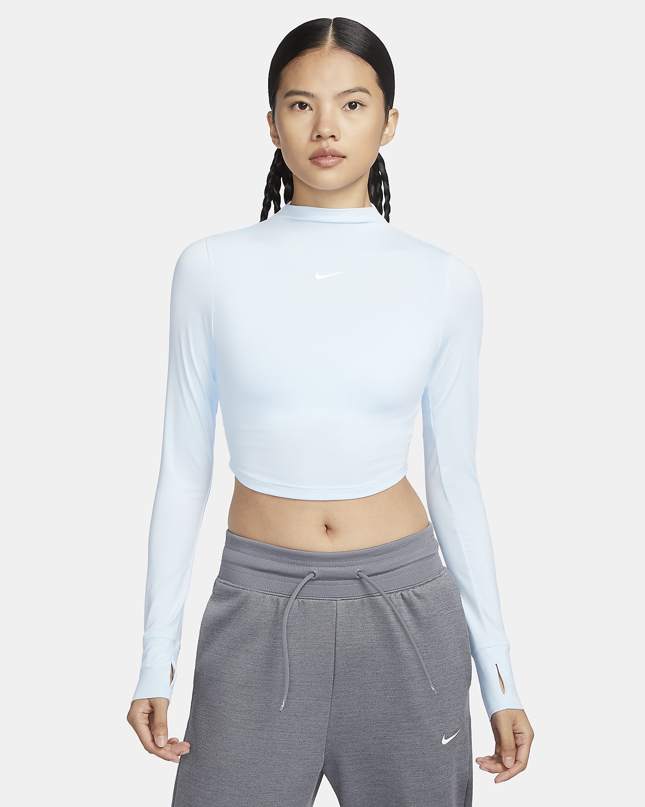 Женский топ Nike Dri-FIT One Luxe синий