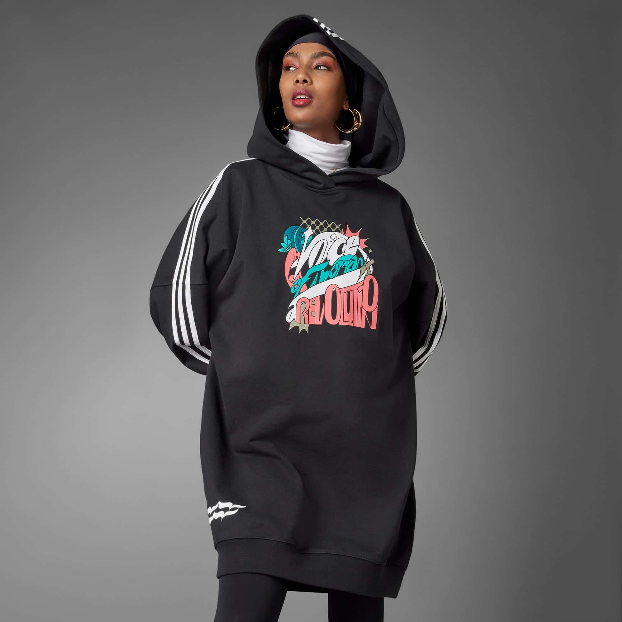 Женское худи adidas ALWAYS ORIGINAL HOODIE DRESS