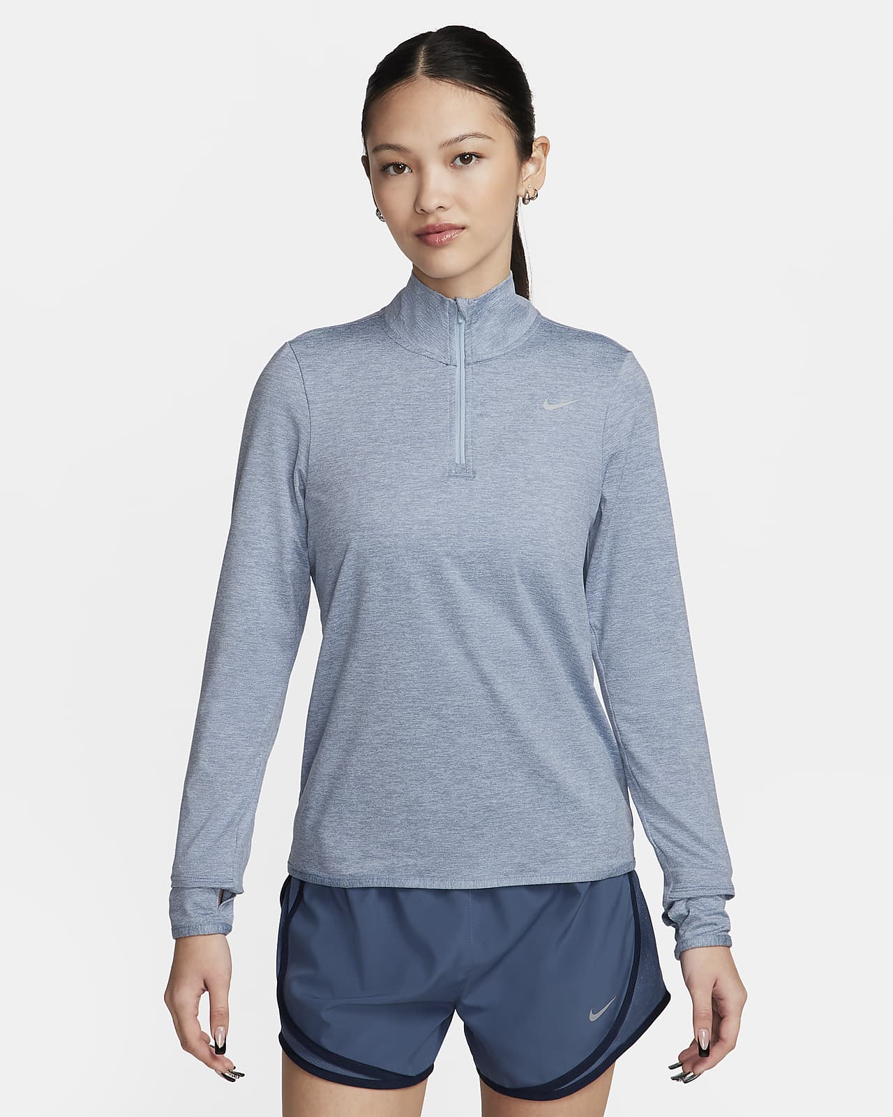 Женский топ Nike Dri-FIT Swift Element UV синий