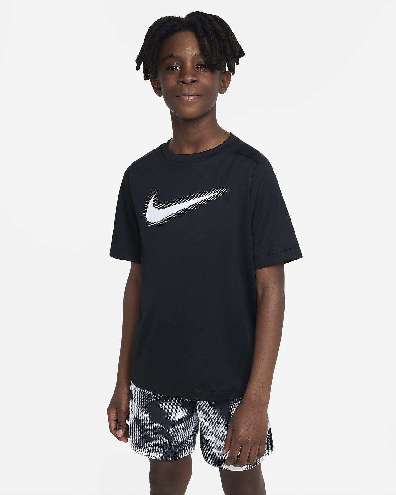 Детский топ Nike Multi Dri-FIT черный