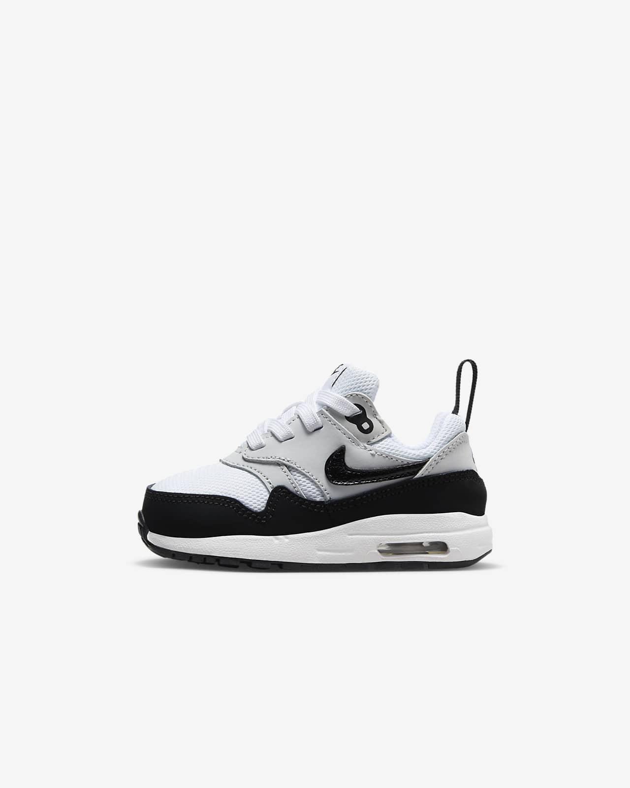 Детские кроссовки Nike Air Max 1 EasyOn (TD) черные