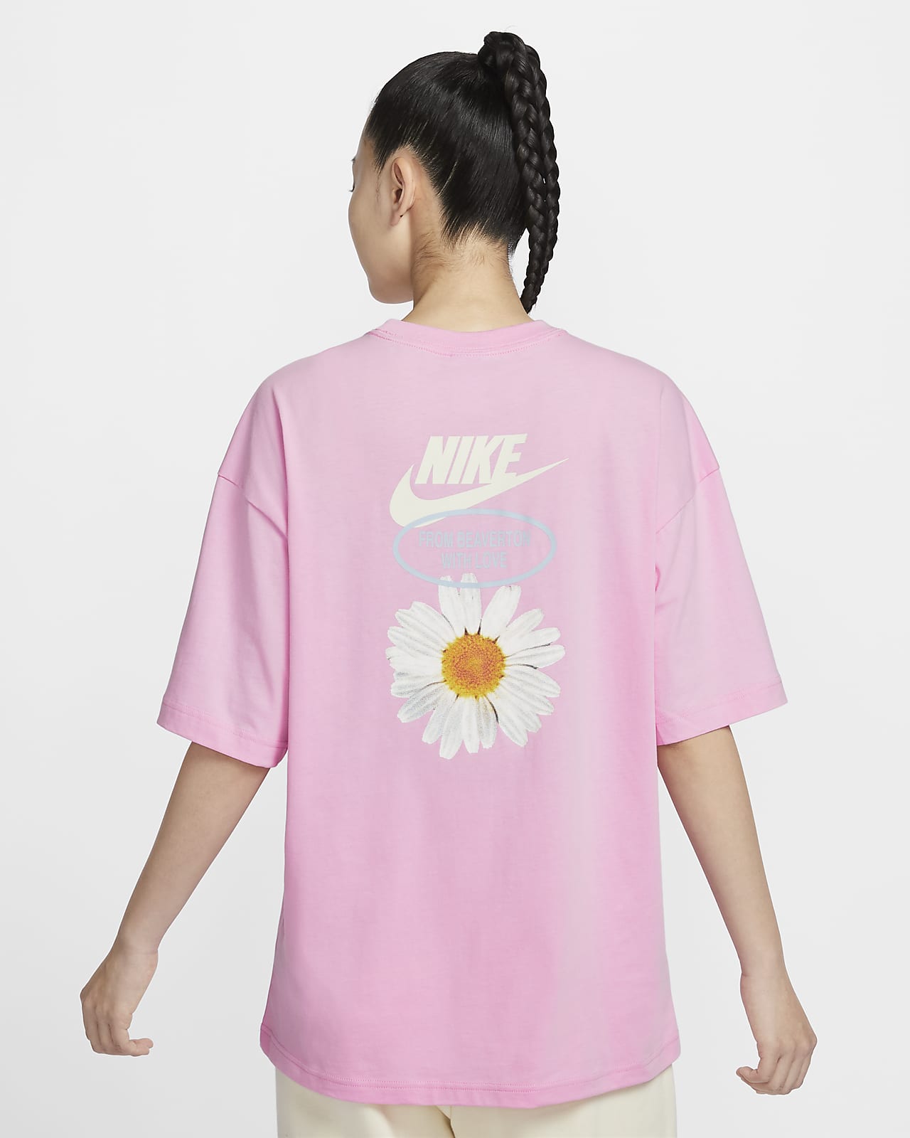 Женская футболка Nike Sportswear розовая