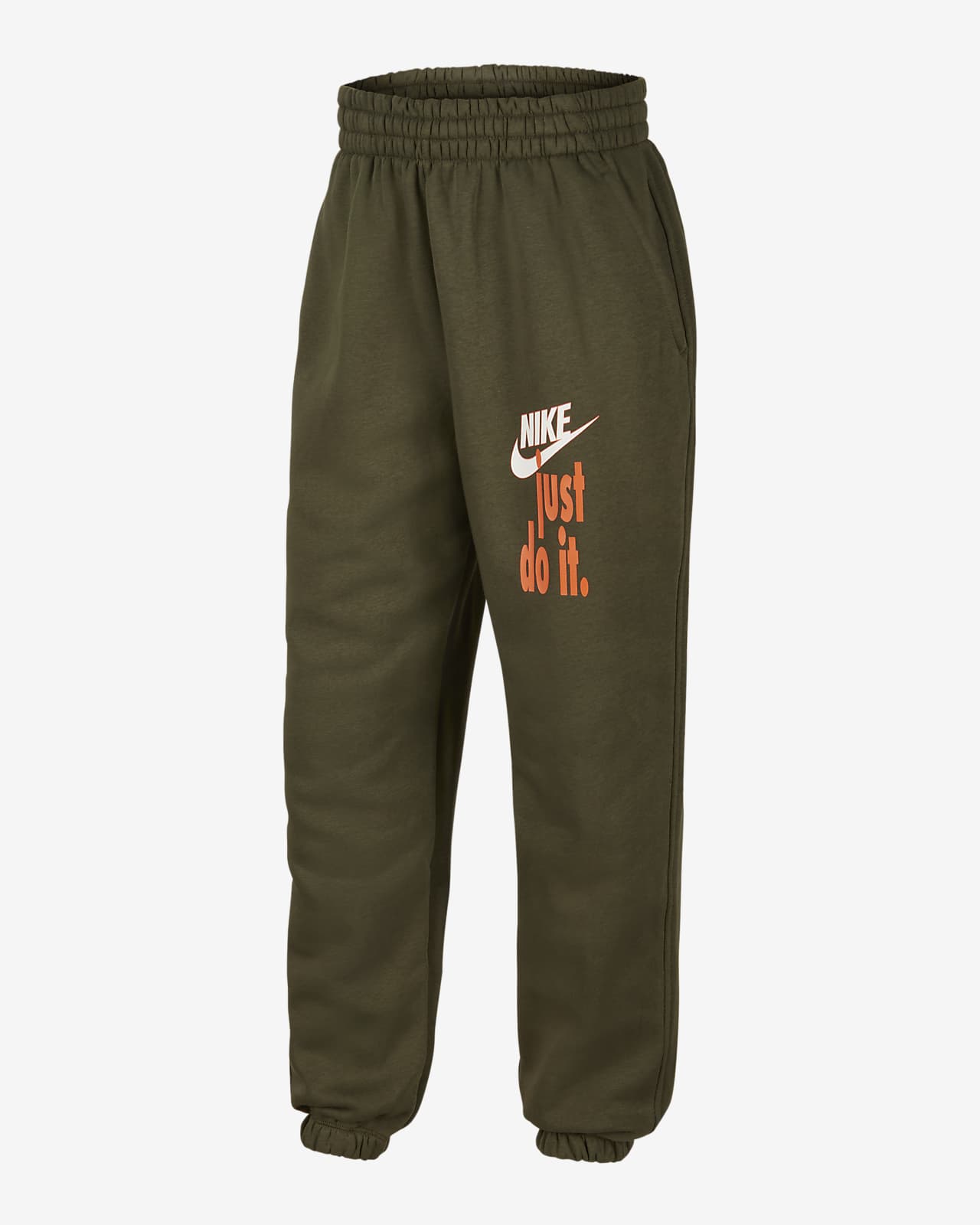 Детские брюки Nike Sportswear Club Fleece зеленые