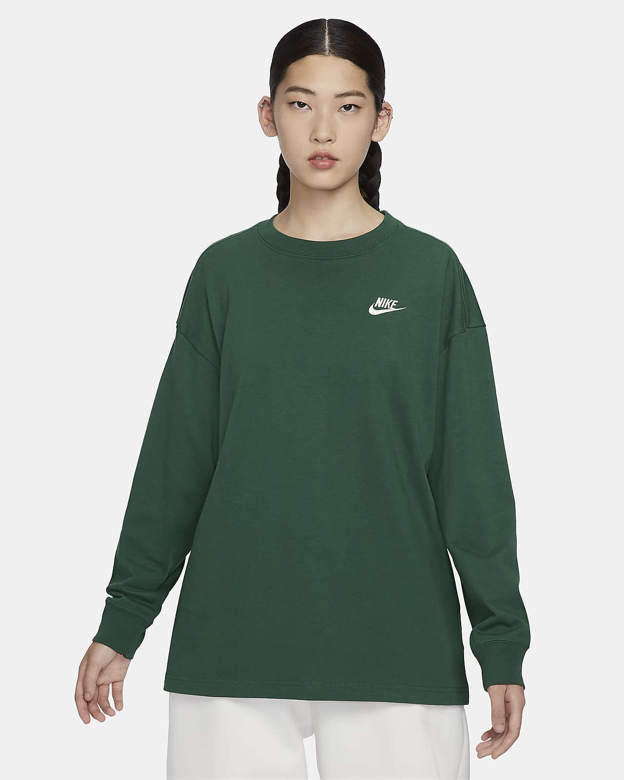 Женский свитшот Nike Sportswear Essential зеленый