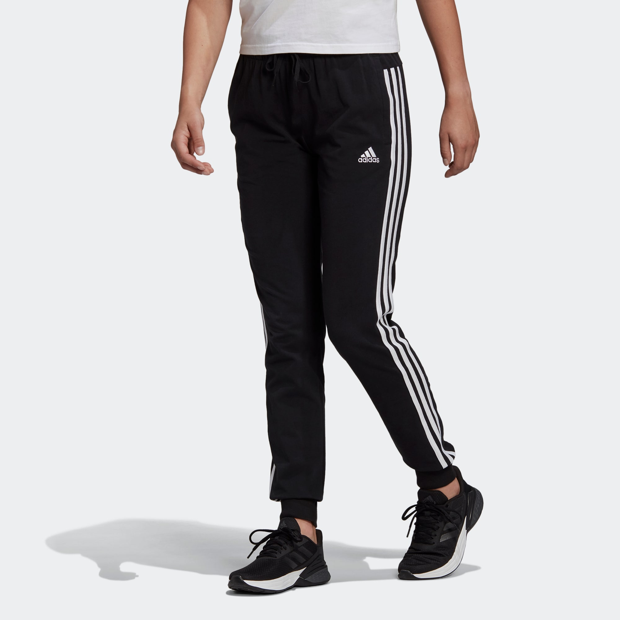 Женское джерси adidas ESSENTIALS SINGLE JERSEY PANTS