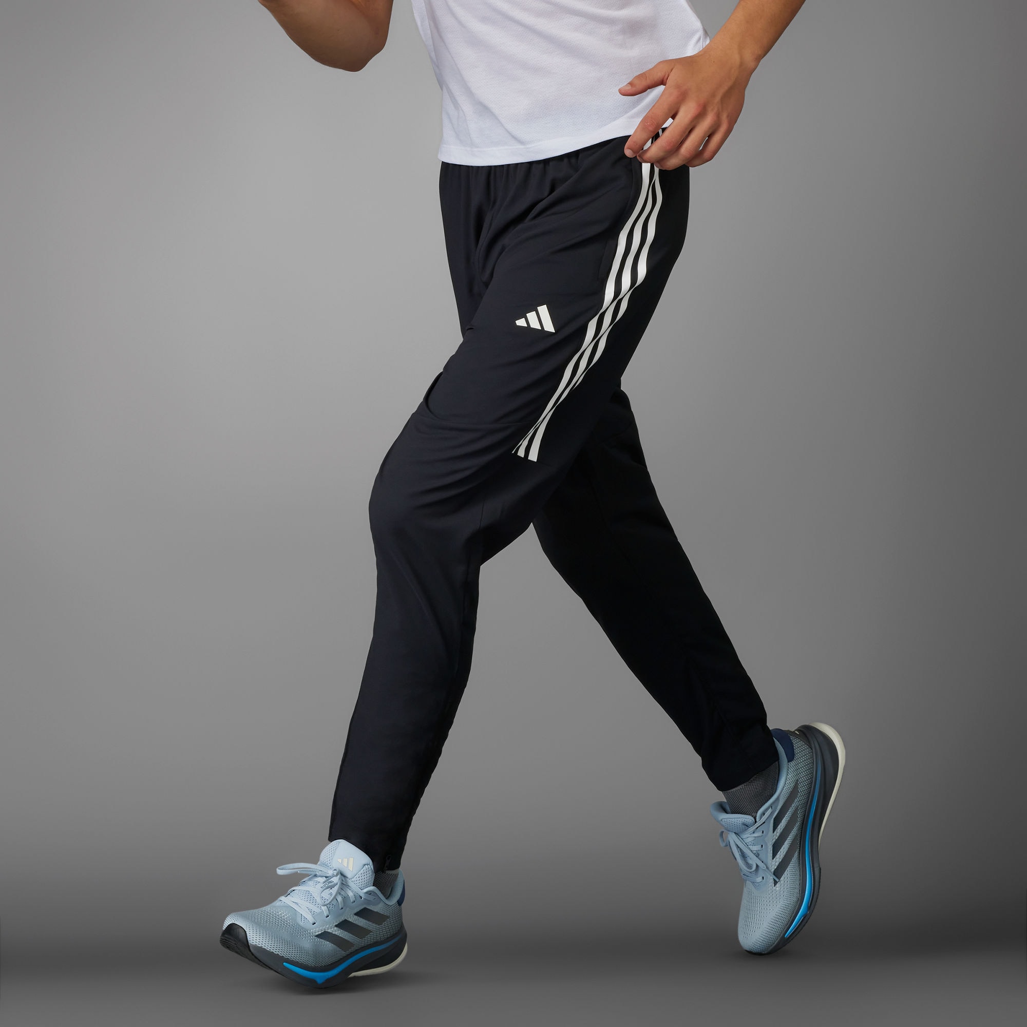 Мужские брюки adidas OWN THE RUN 3-STRIPES PANTS