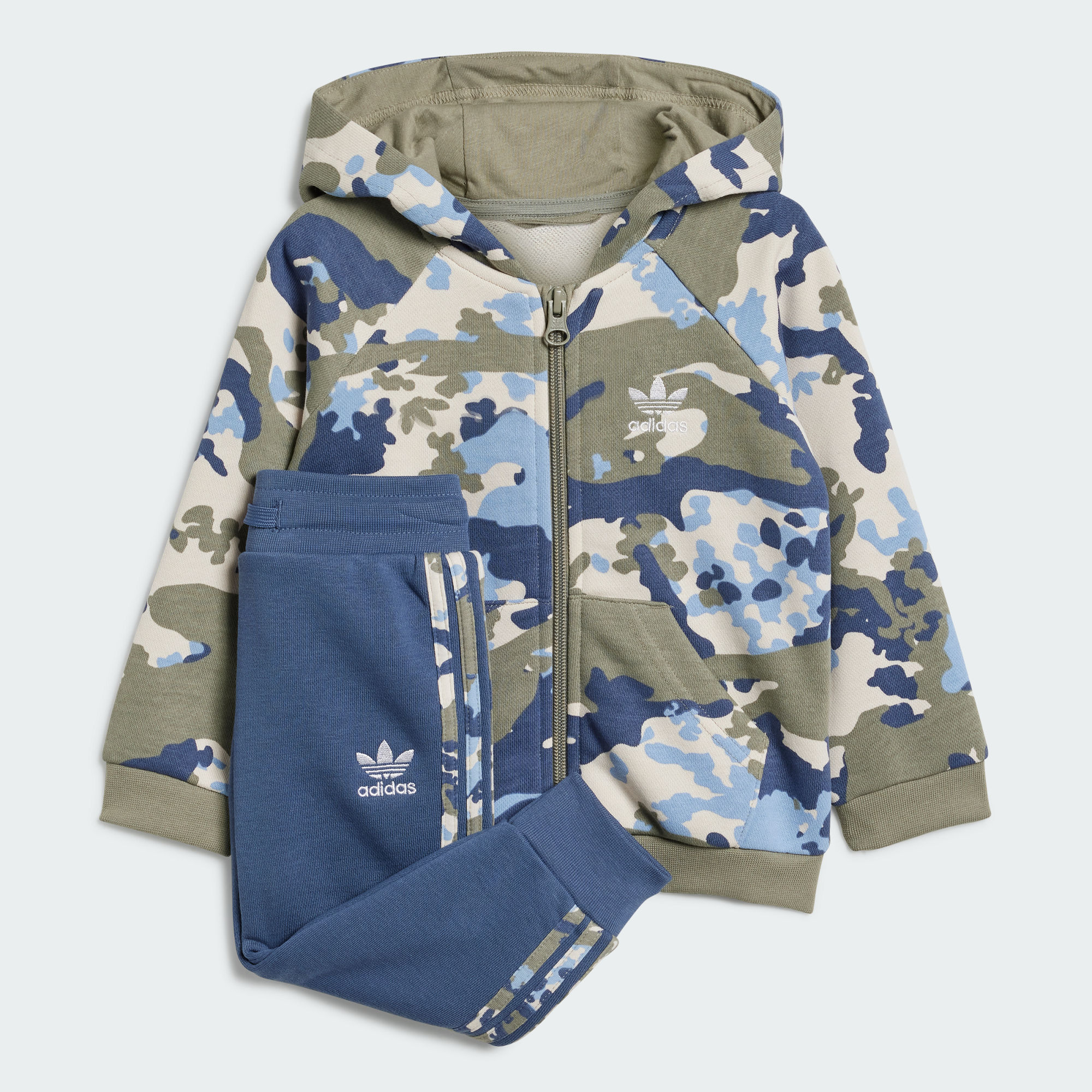 Детское худи adidas CAMO HOODIE FULL-ZIP SET