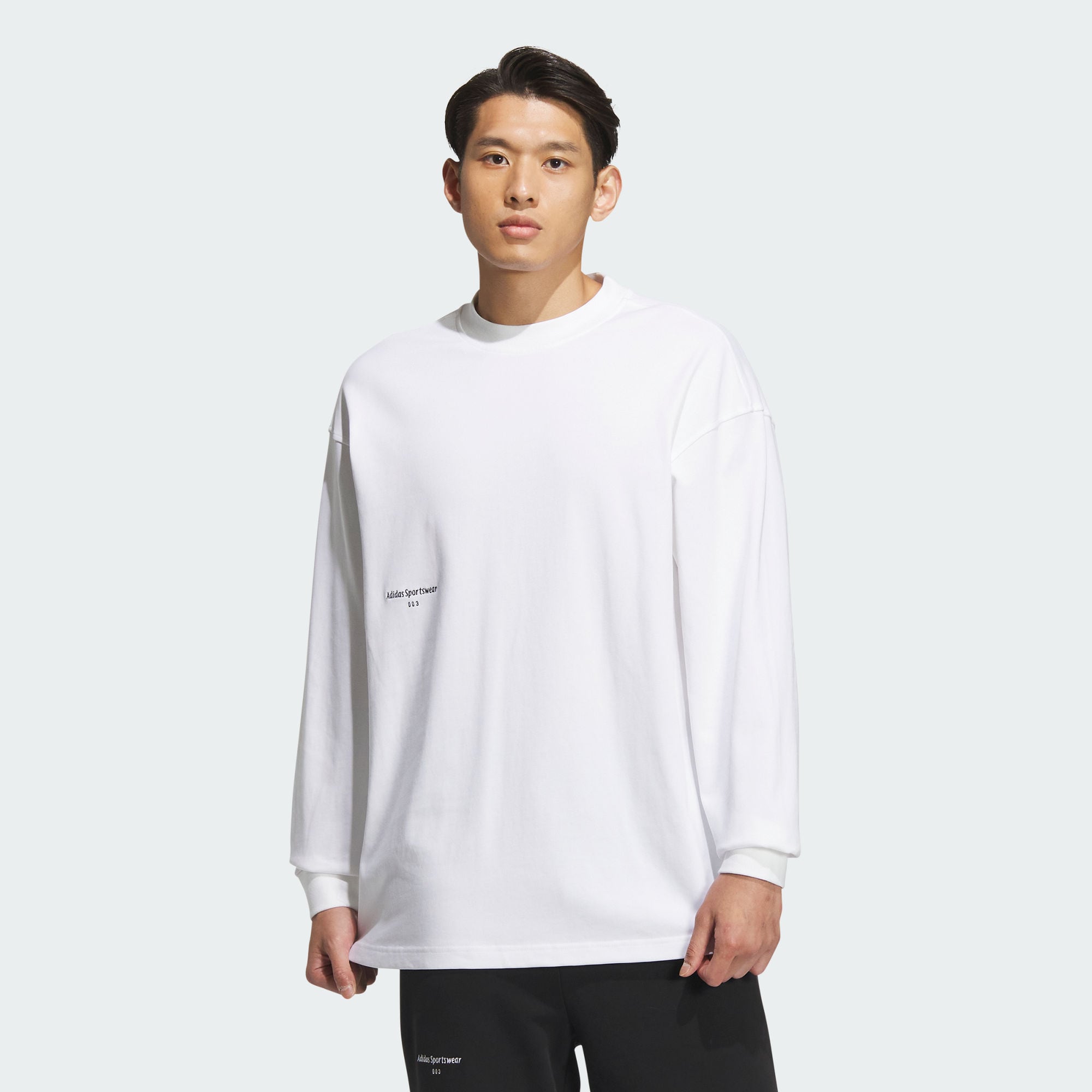 Мужская футболка adidas SMALL LOGO LONG SLEEVE TEE