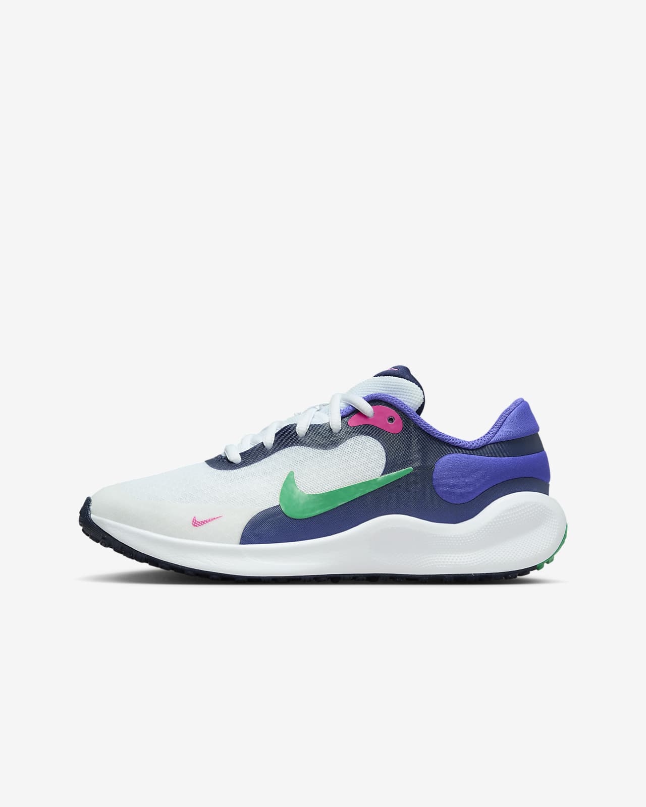 Детские кроссовки Nike Revolution 7 (GS) зеленые