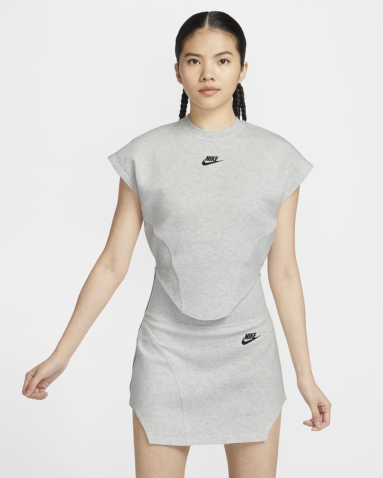 Женская рубашка Nike Sportswear Tech Fleece черная