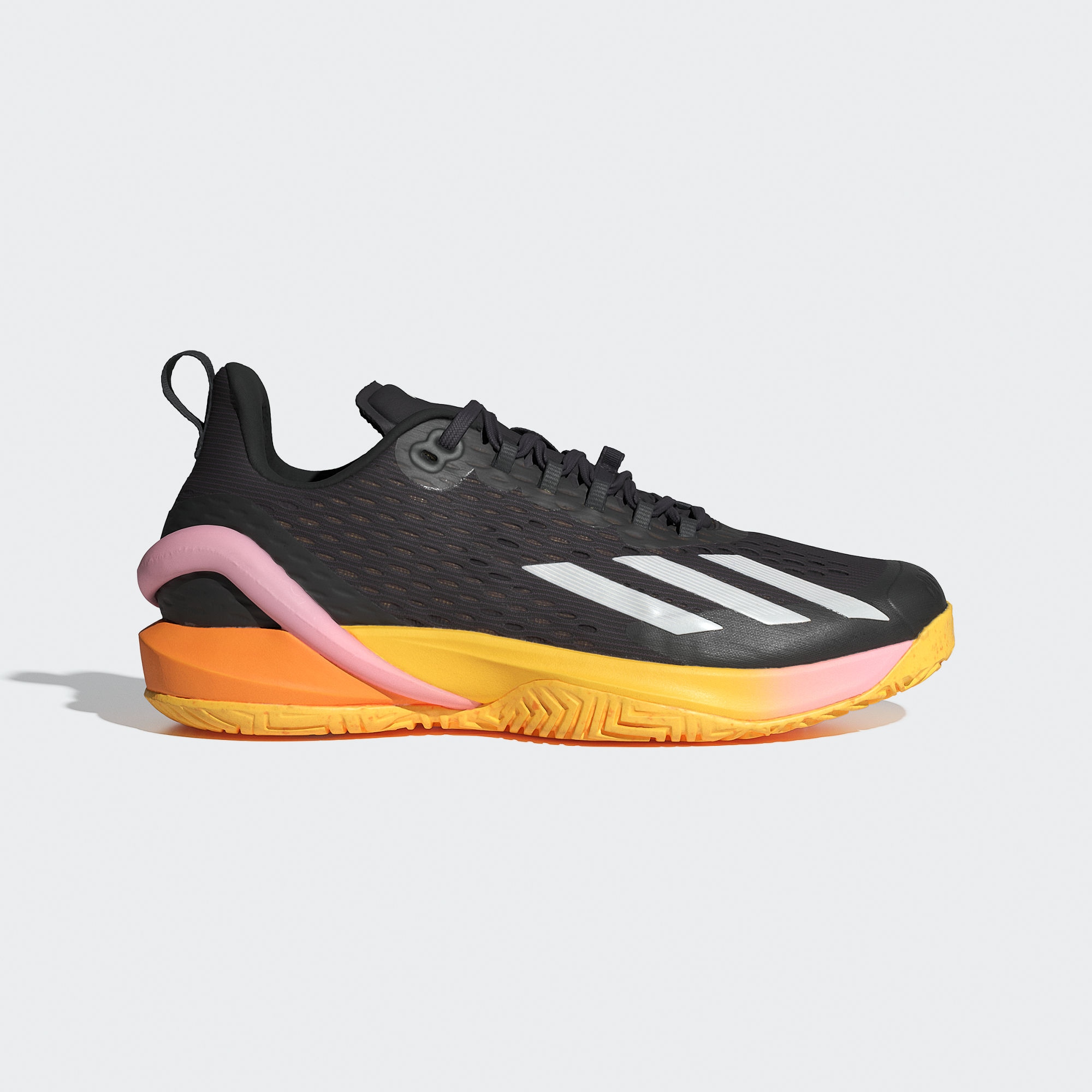 Мужские кроссовки adidas ADIZERO CYBERSONIC TENNIS SHOES черно-белые