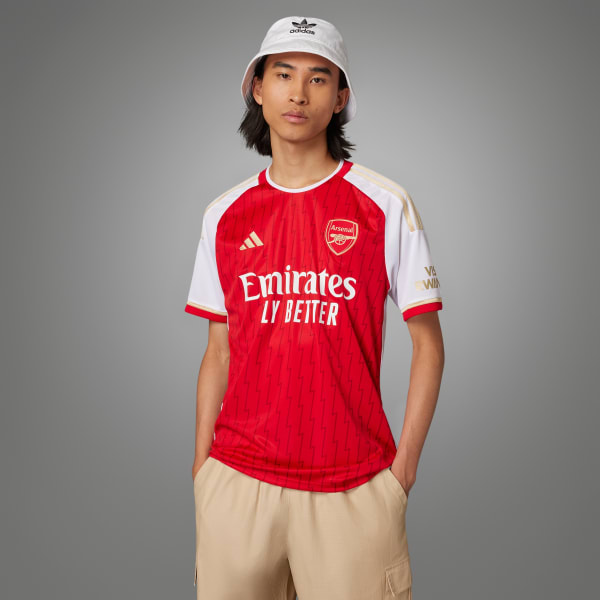 Мужская футбольная форма adidas Arsenal 23/24 Home Jersey (Красная)