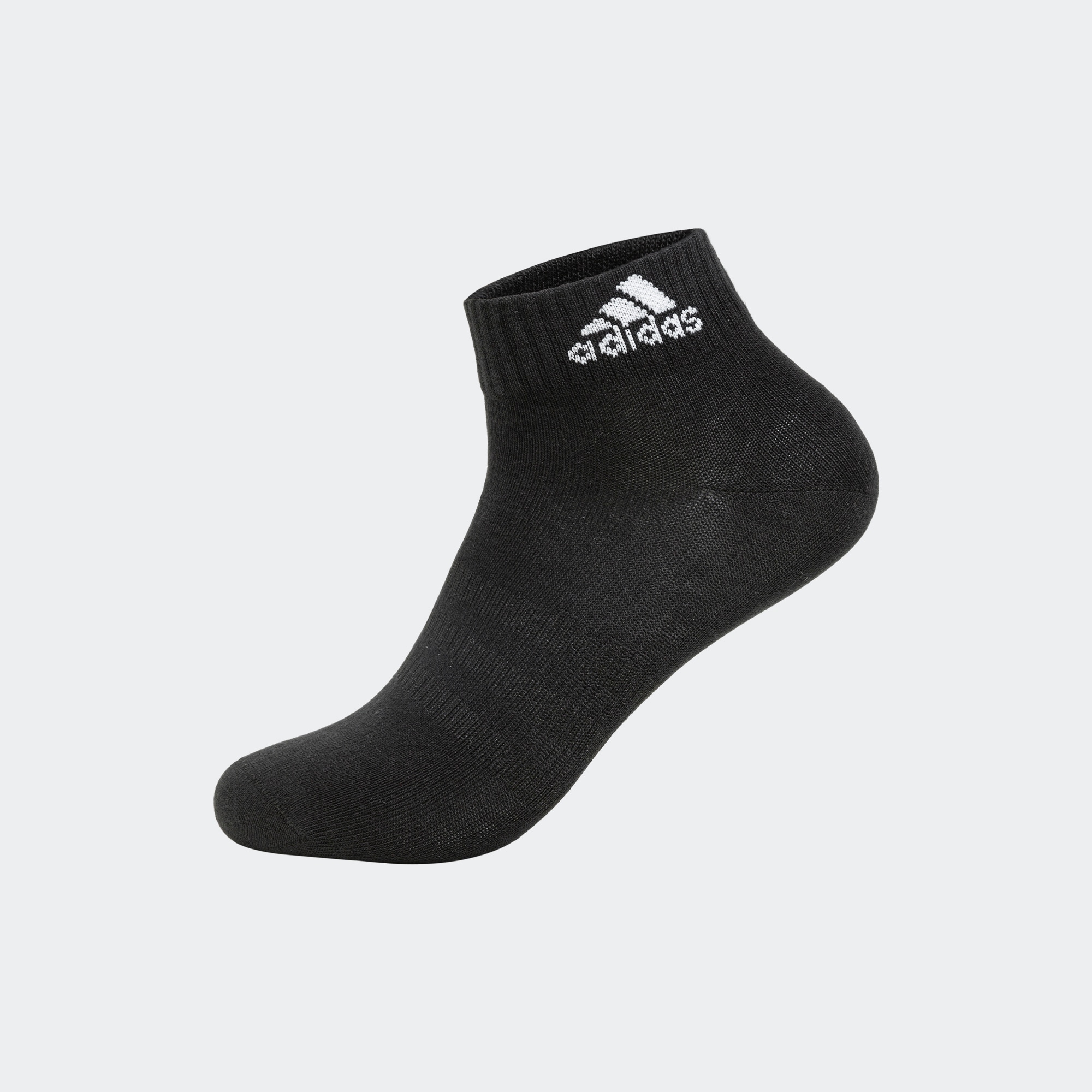 Носки  adidas THIN AND LIGHT ANKLE SOCKS черно-белые