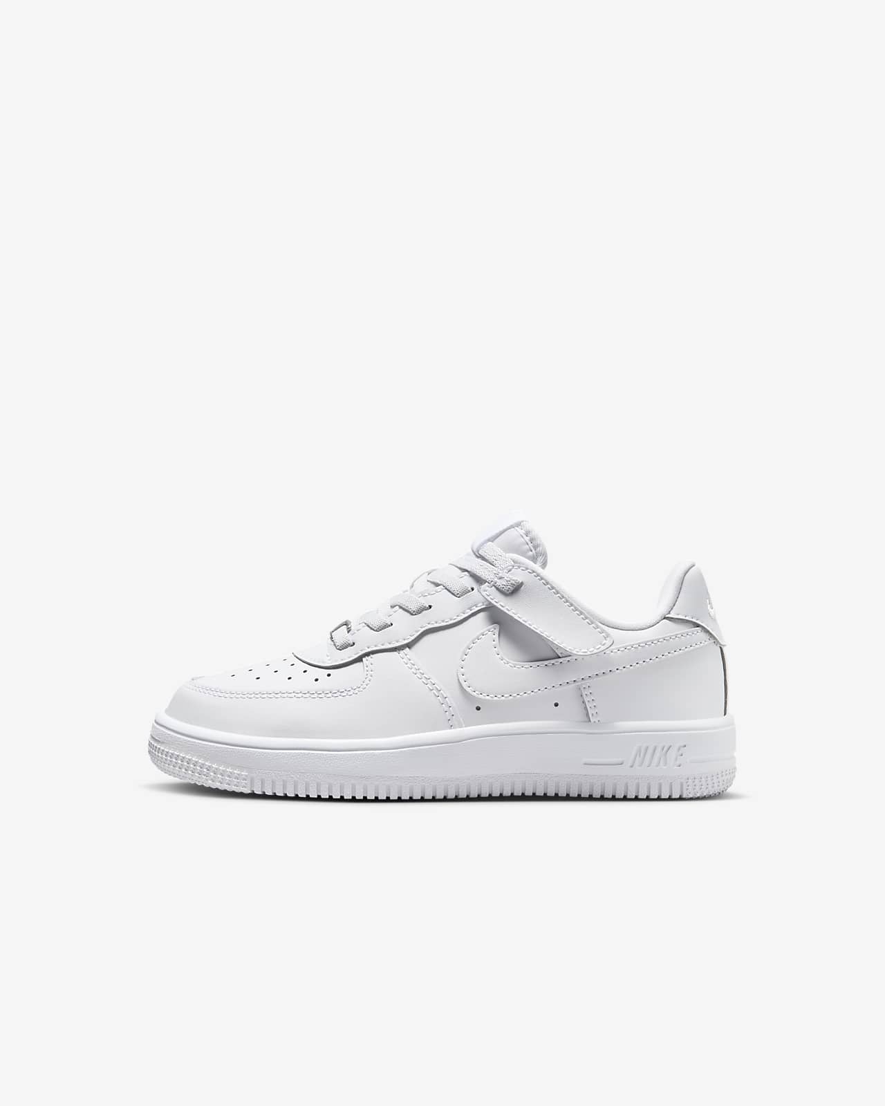 Детские кроссовки Nike Force 1 Low EasyOn (PS) белые