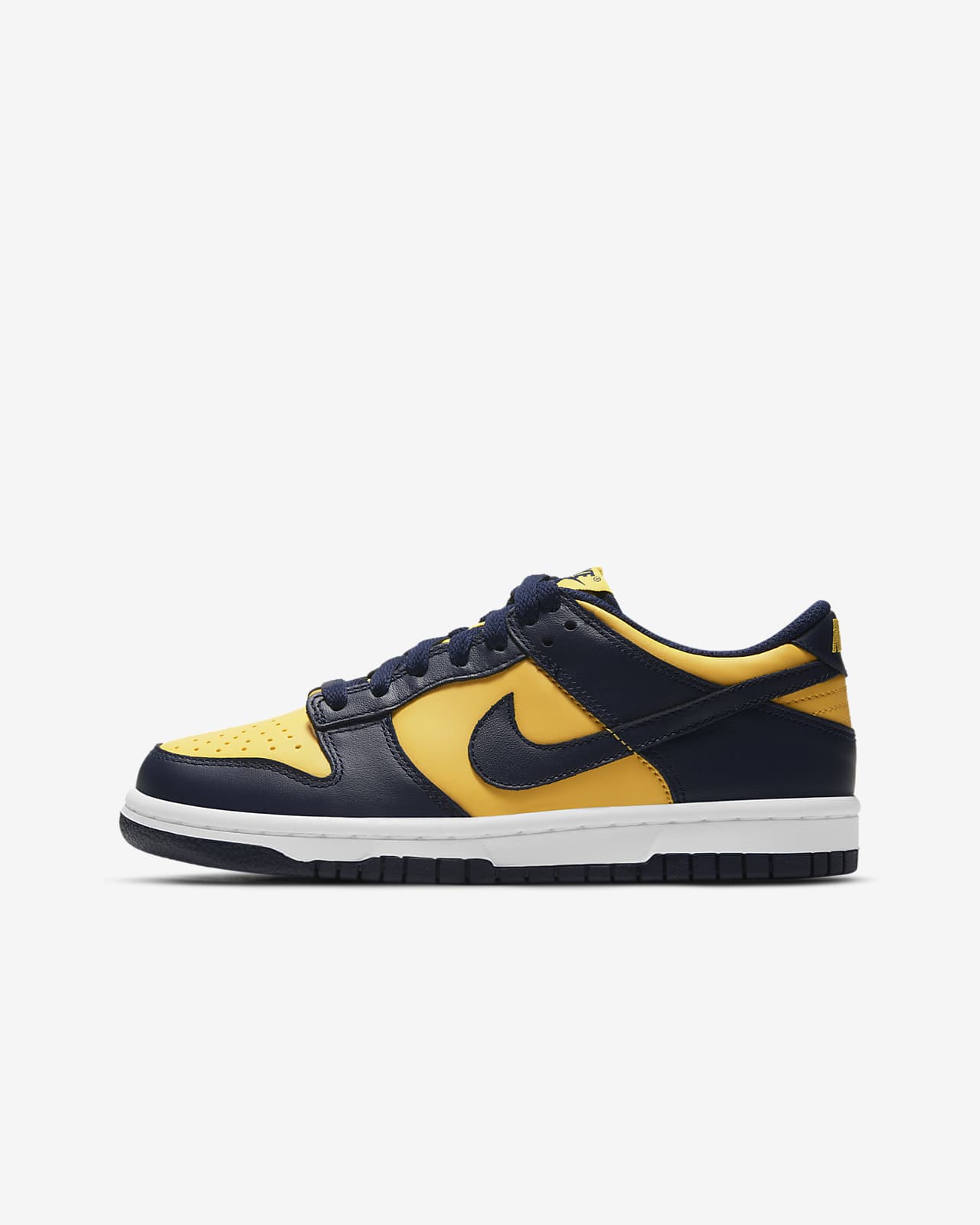 Детские кроссовки Nike Dunk Low (GS) белые