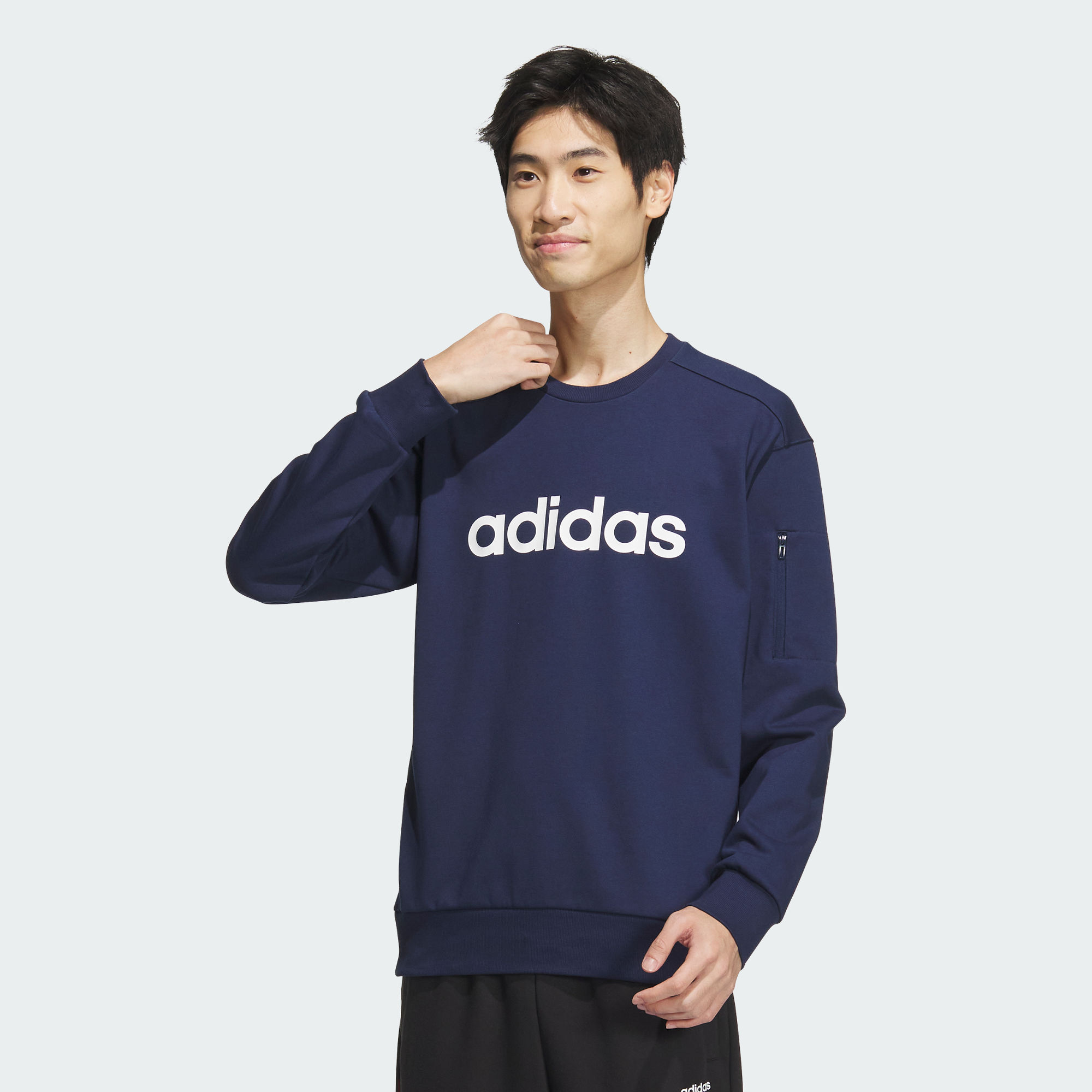 Мужской свитшот adidas DRY HBR COTTON CREWNECK SWEATSHIRT