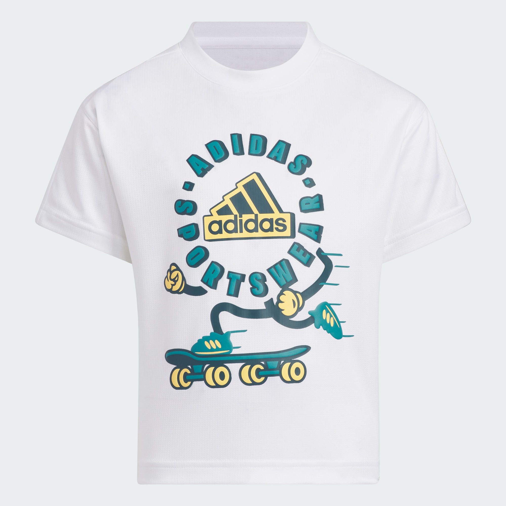 Детская футболка adidas SPORTSWEAR TEE белая