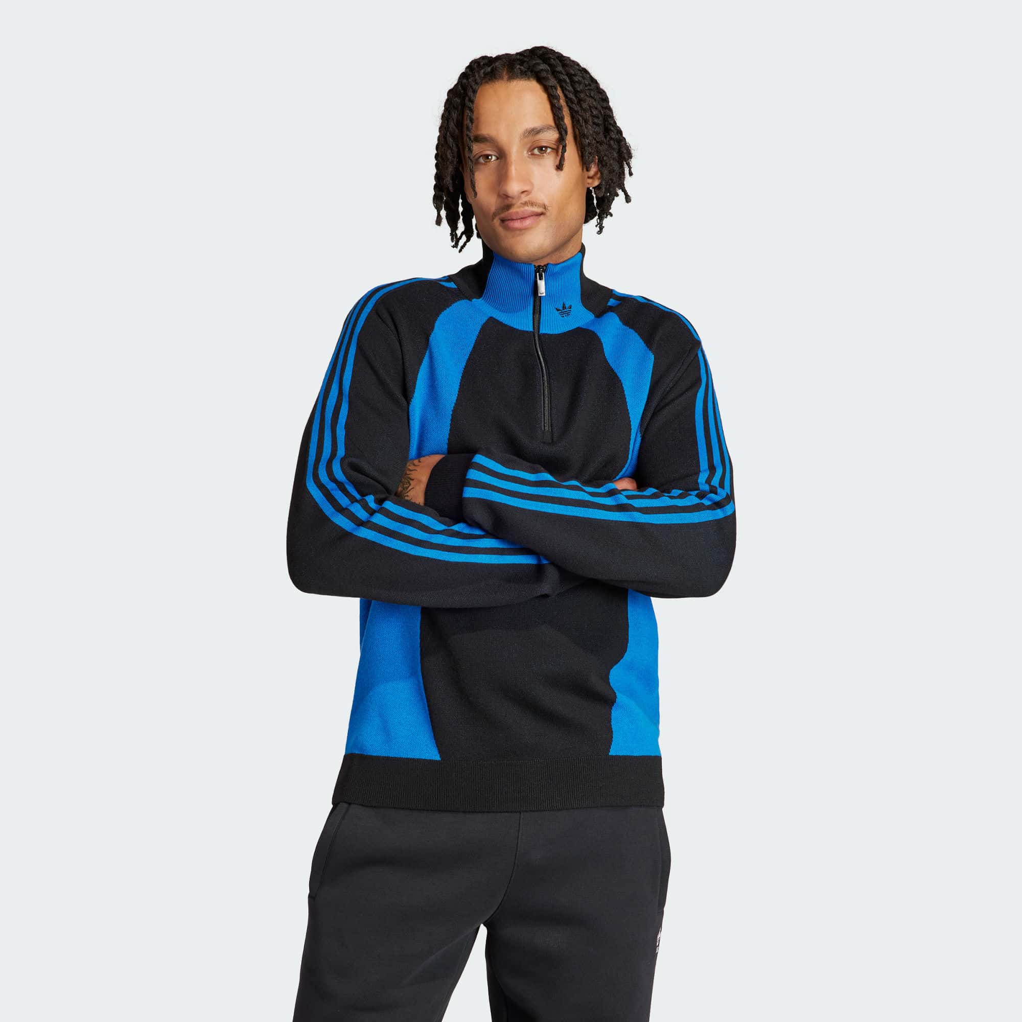 Мужской свитшот adidas QUARTER-ZIP JUMPER IR7127