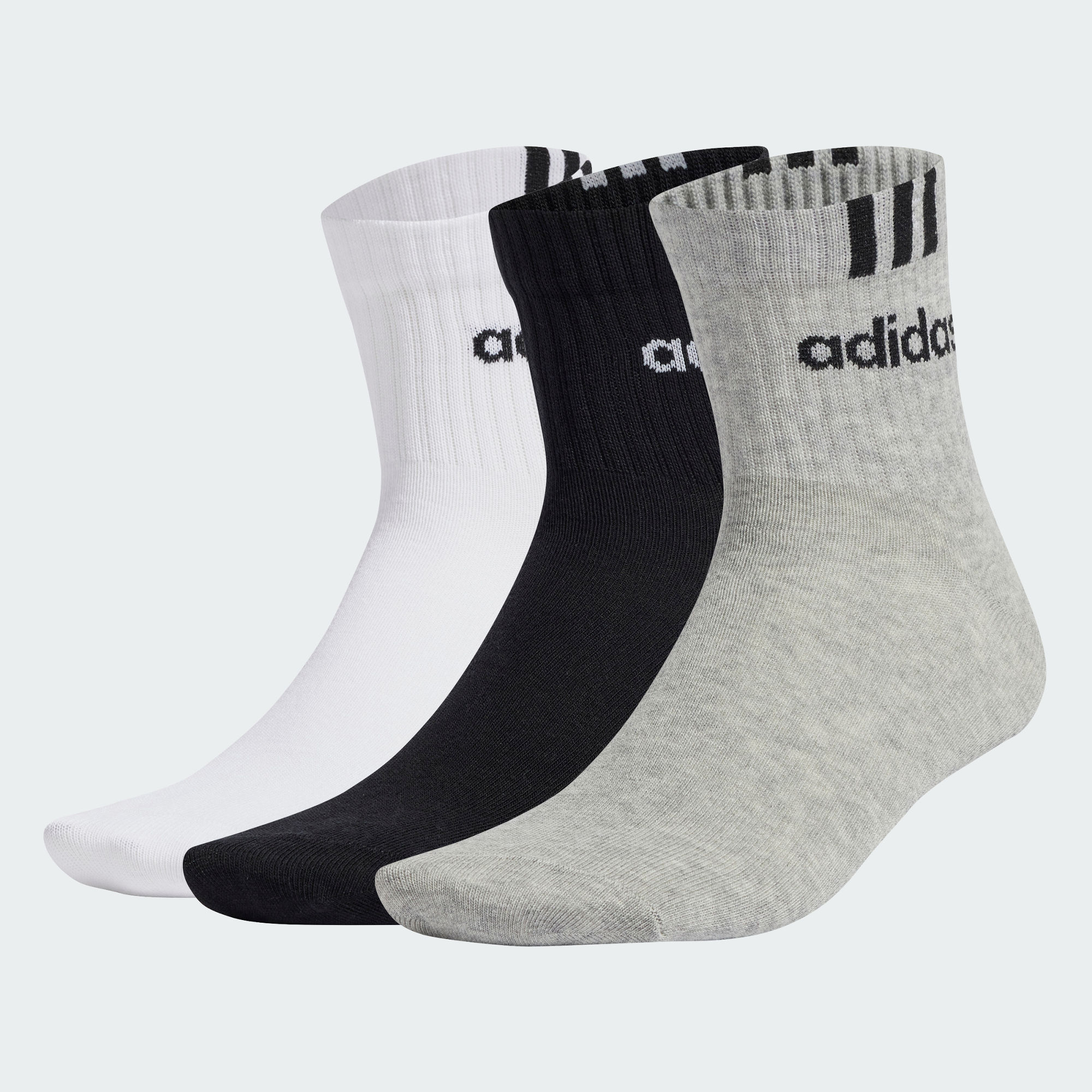 Носки  adidas LINEAR HALF-CREW LIGHT SOCKS IY8789