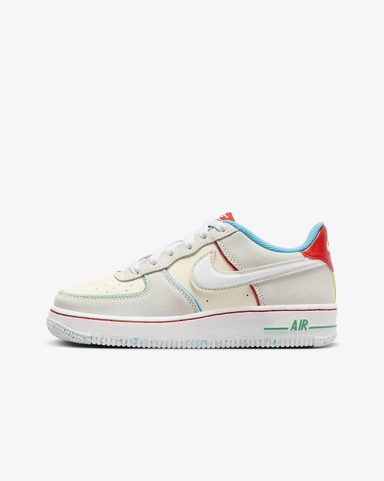 Детские кроссовки Nike Air Force 1 LV8 2 BG белые