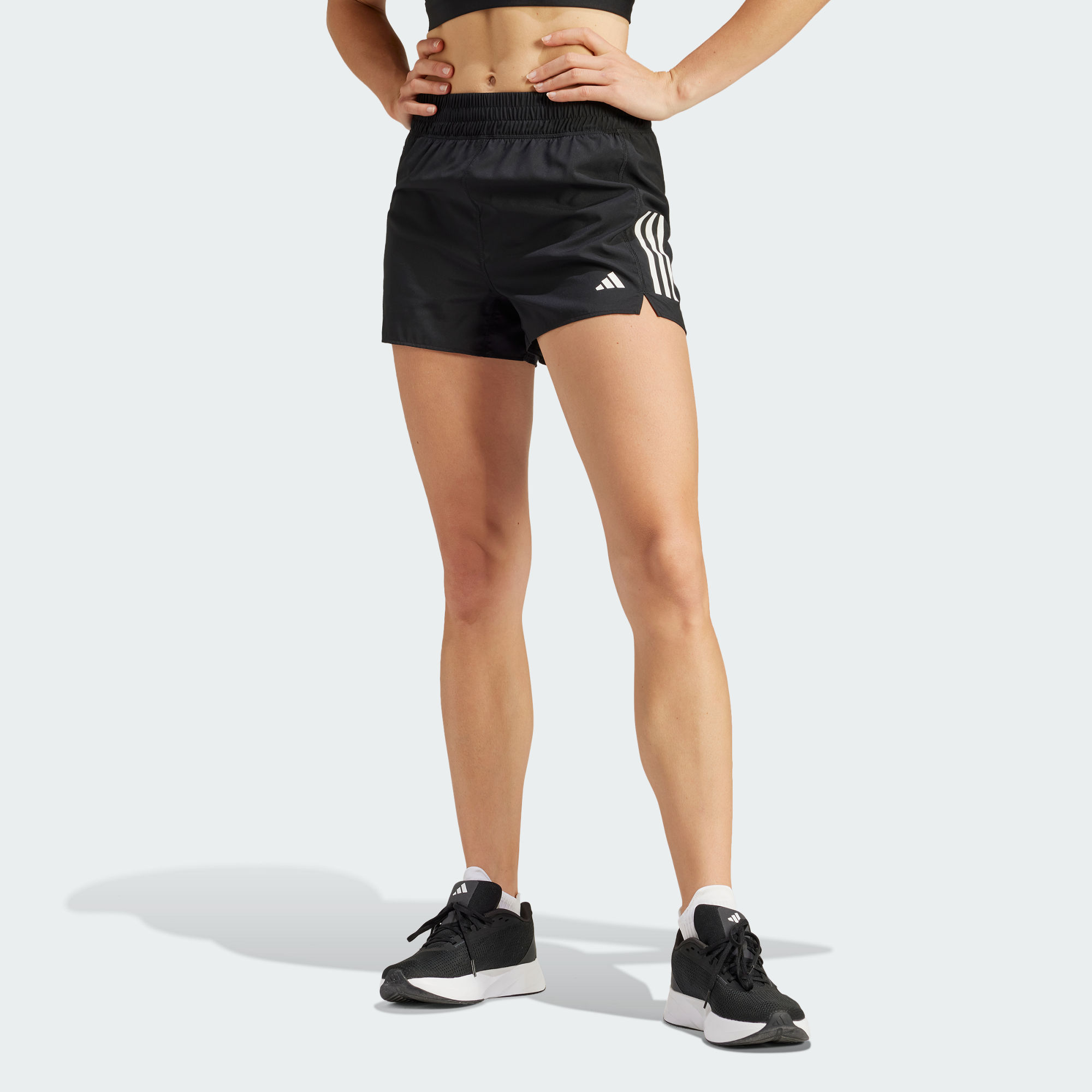 Женские шорты adidas OWN THE RUN SHORTS черные