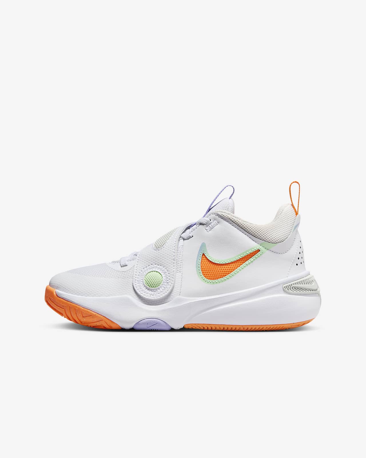 Детские кроссовки Nike Team Hustle D 11 (GS) зеленые