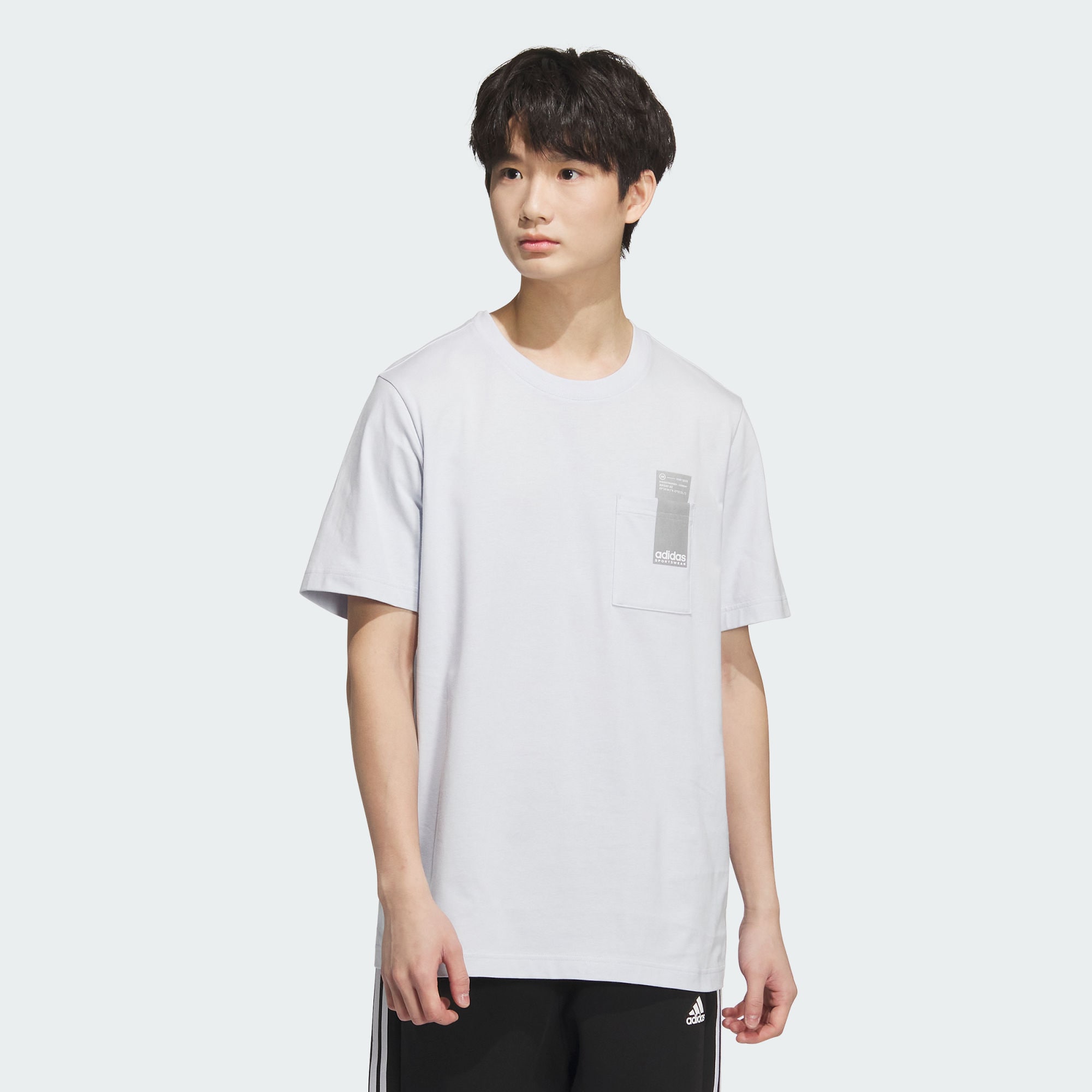 Футболка adidas SMALL LINEAR LOGO POCKET TEE JI9084