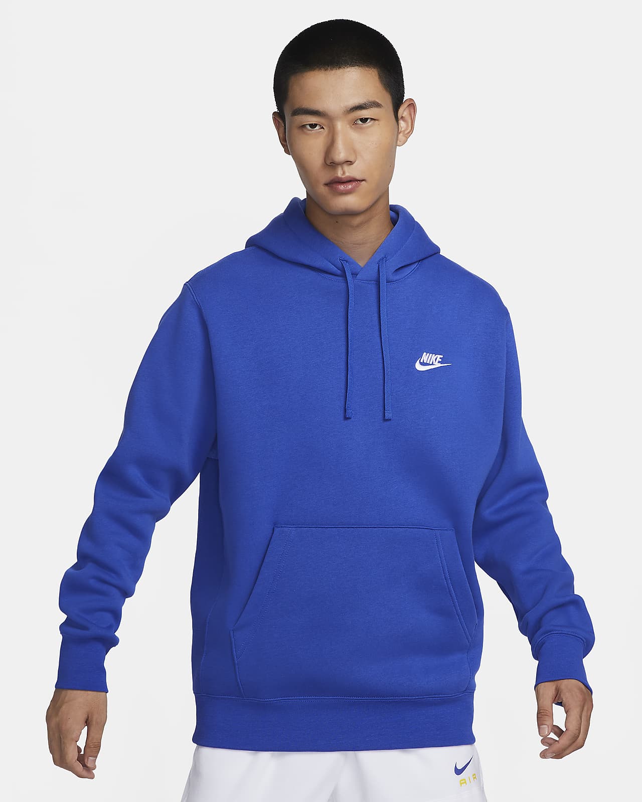 Мужская толстовка Nike Sportswear Club Fleece белая