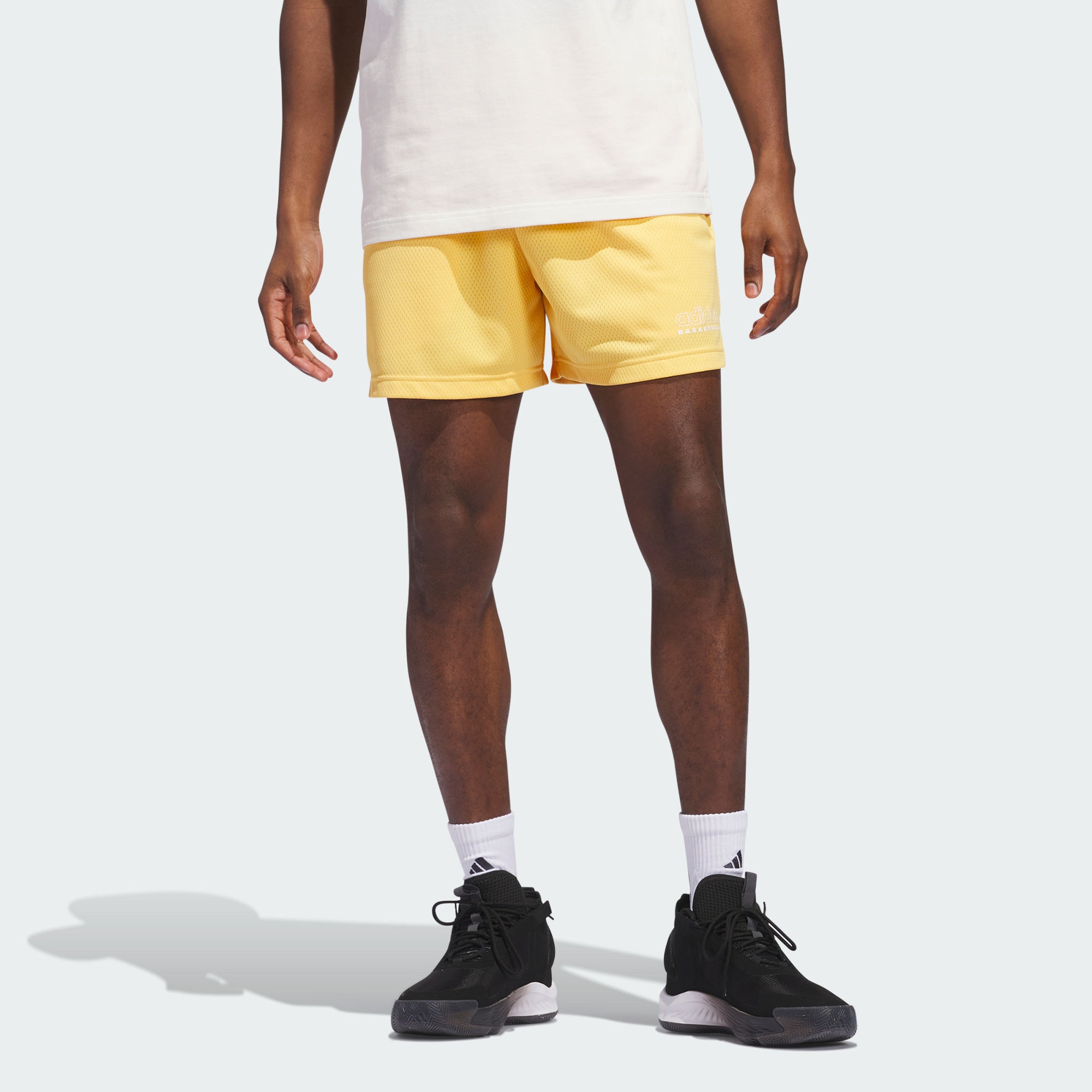 Мужские шорты adidas SELECT SHORTS желтые