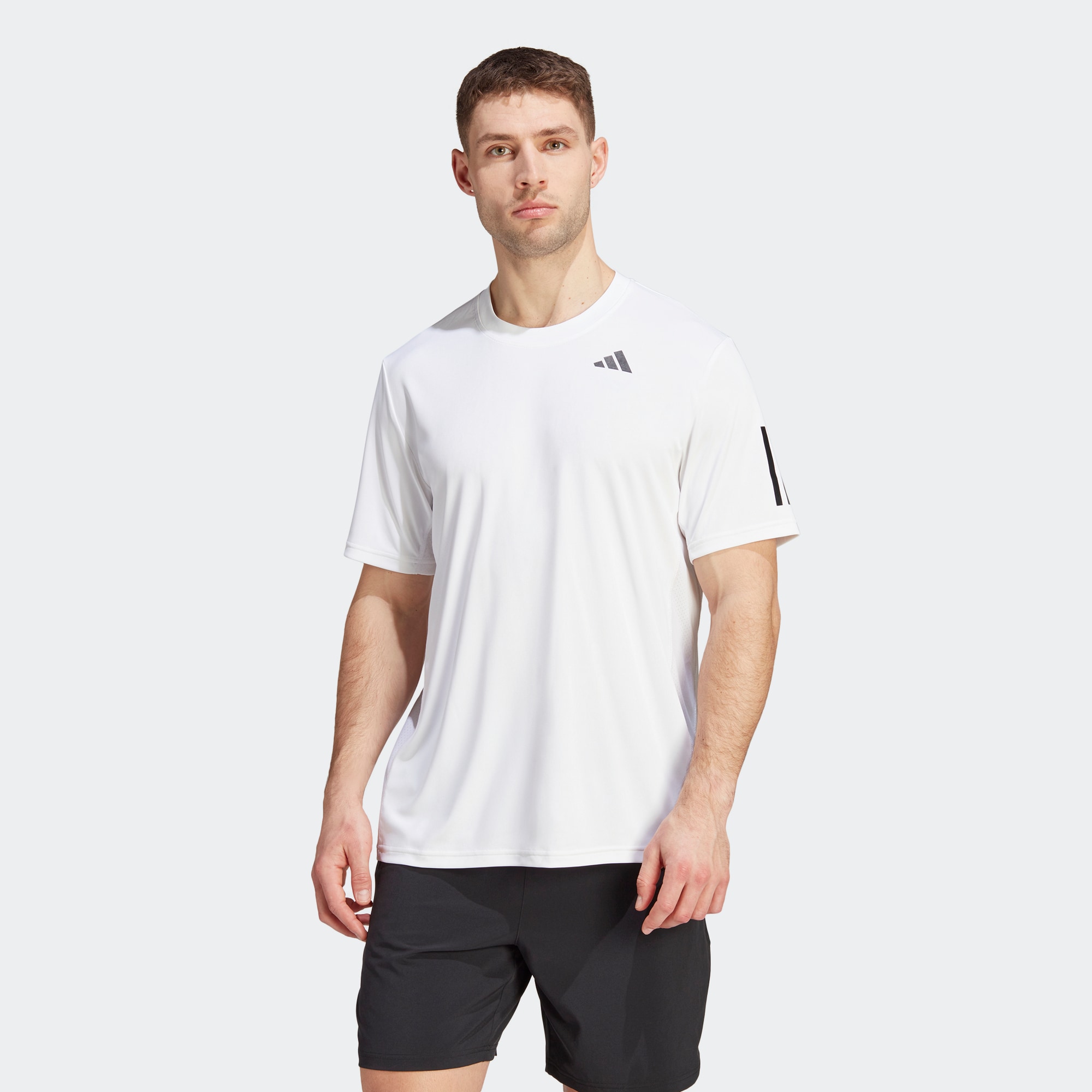 Мужская футболка adidas CLUB 3-STRIPES TENNIS TEE белая