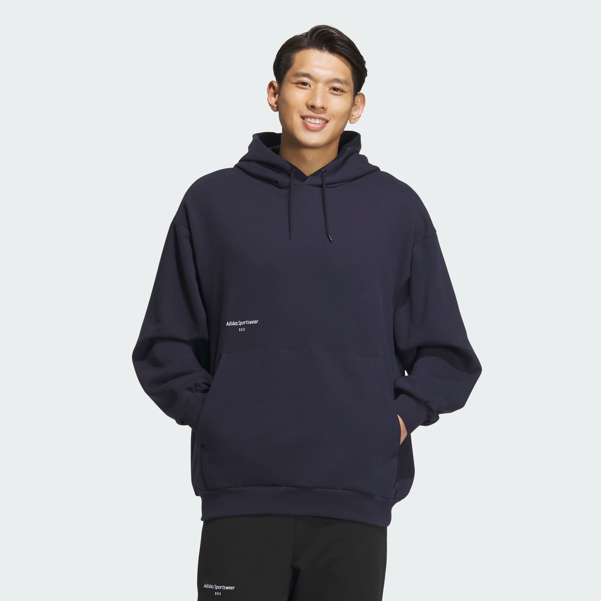 Мужское худи adidas SMALL LOGO HOODIE