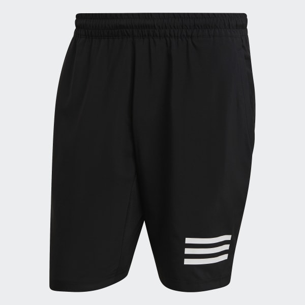 Мужские шорты Club Tennis 3-Stripes Shorts ( Черные )