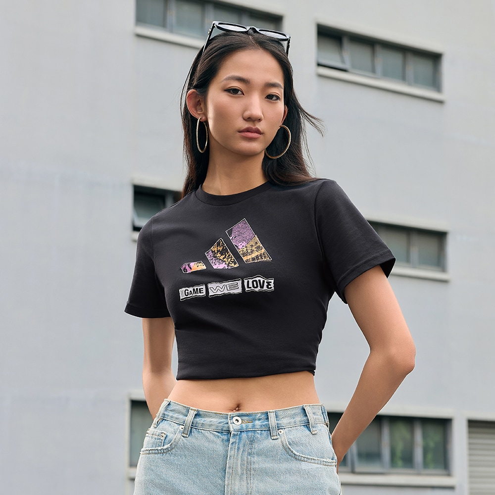 Женская рубашка adidas MANTRA GAME GRAPHIC T-SHIRT