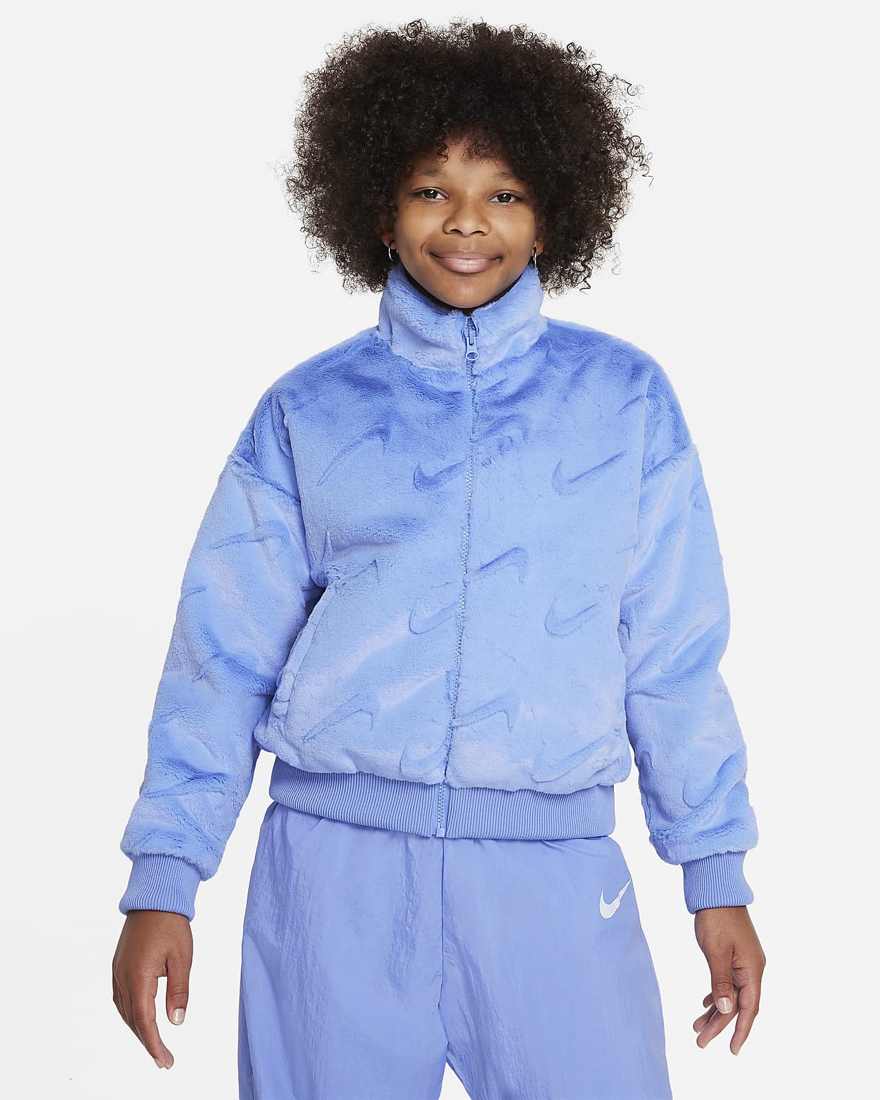 Детская куртка Nike Sportswear синяя