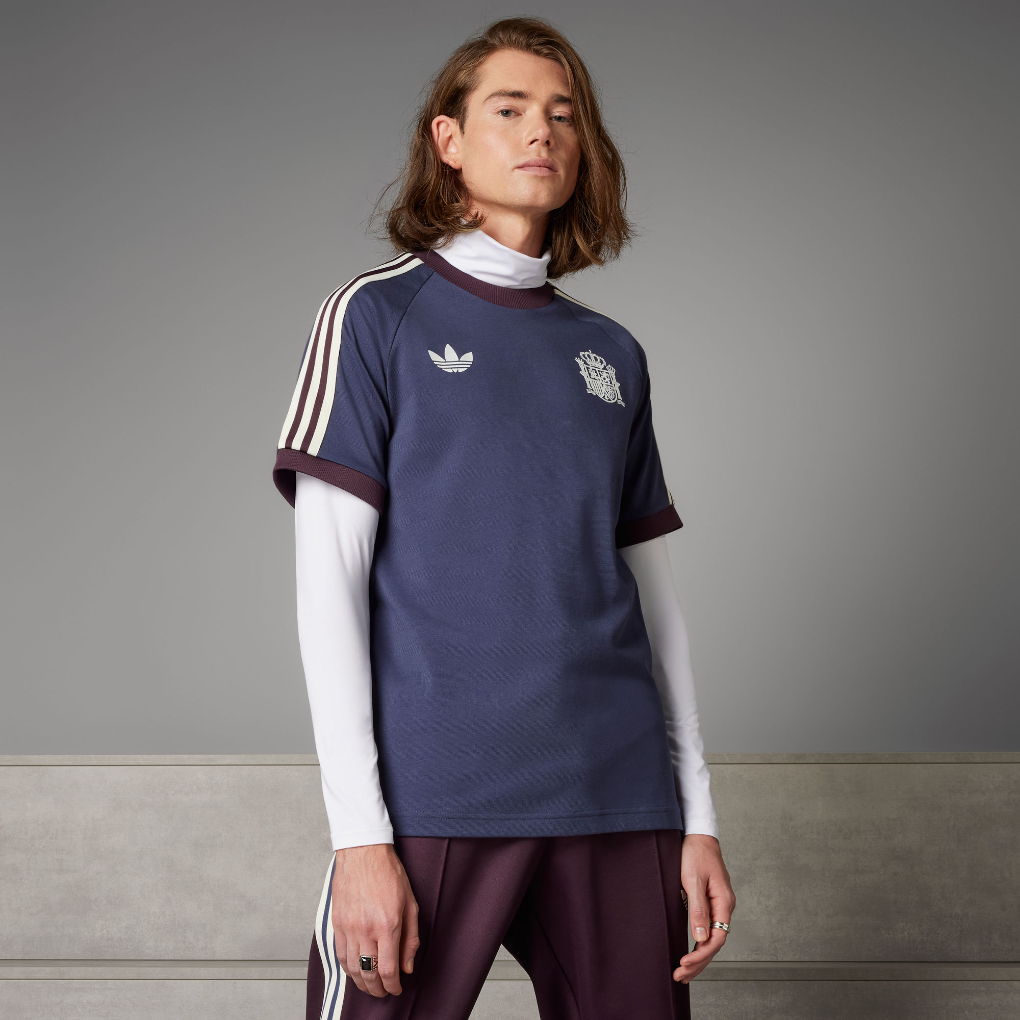 Мужская футболка adidas SPAIN ADICOLOR 3-STRIPES T-SHIRT