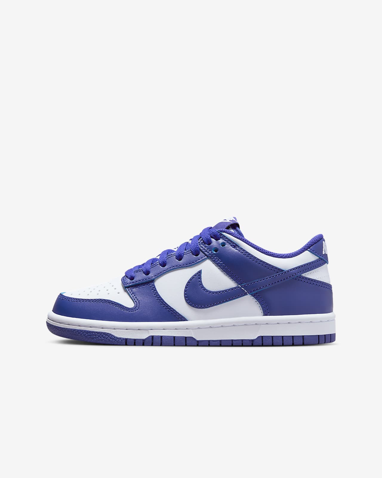 Детские кроссовки Nike Dunk Low (GS) белые