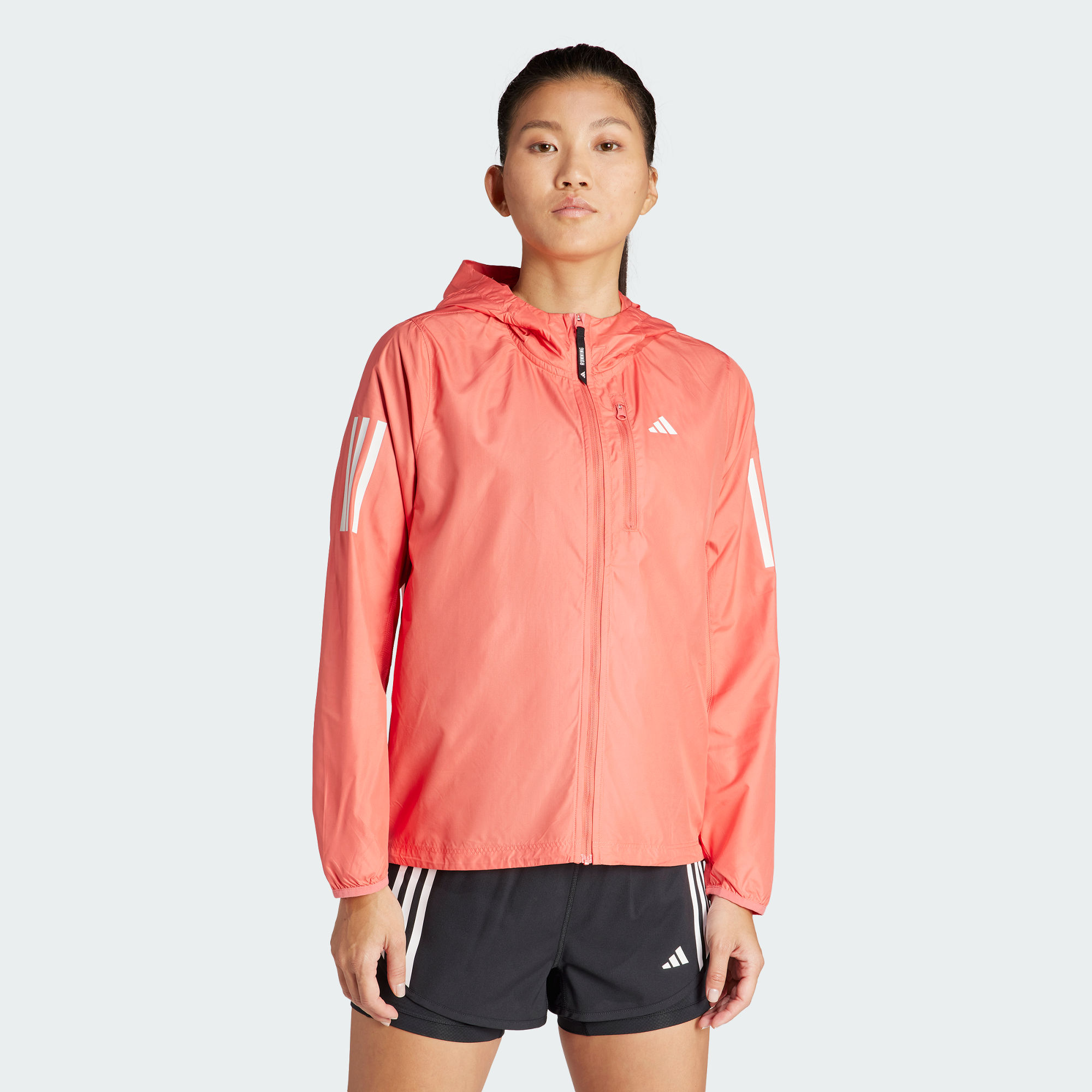 Женская куртка adidas OWN THE RUN JACKET красная