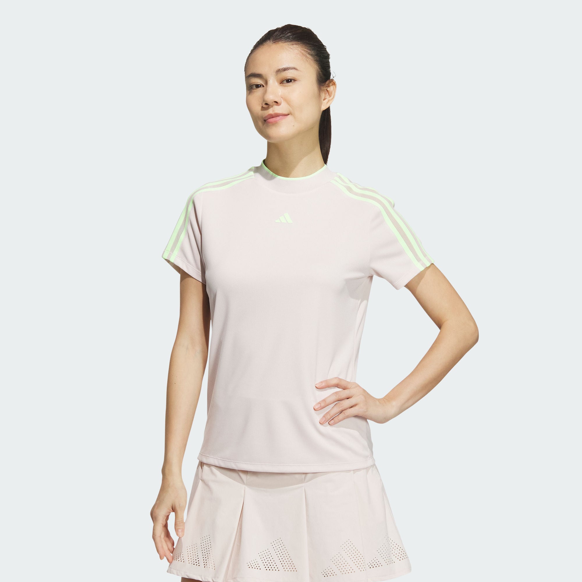 Женская футболка adidas AEROREADY MOCK NECK SHIRT IK9833