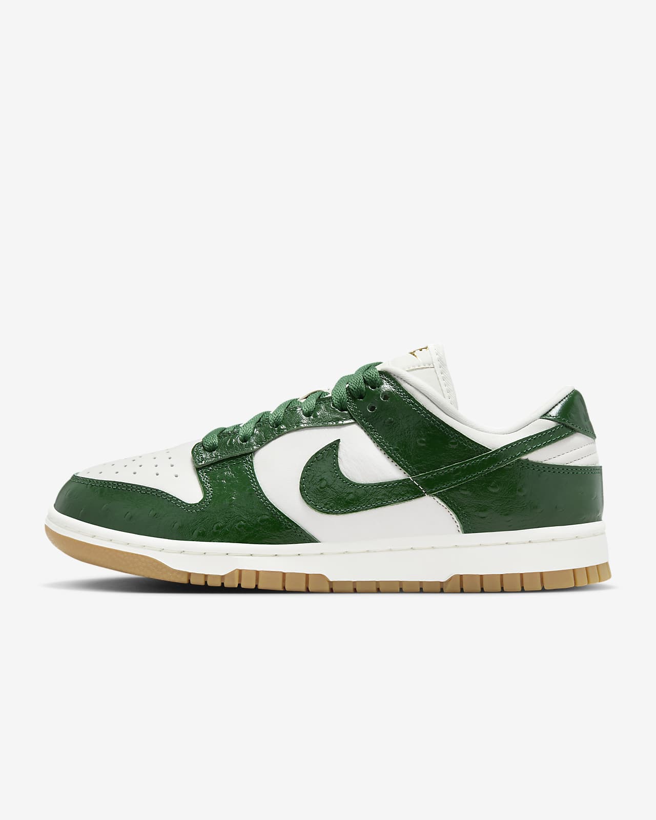 Женские кроссовки Nike Dunk Low LX зеленые