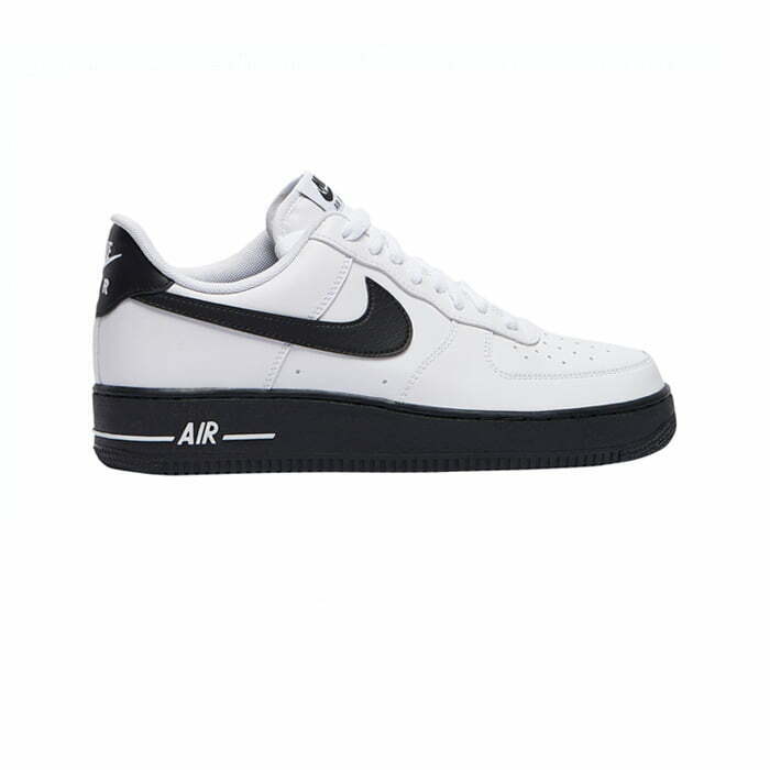 Кроссовки Nike Air Force 1 Low White Black Midsole (Белые)