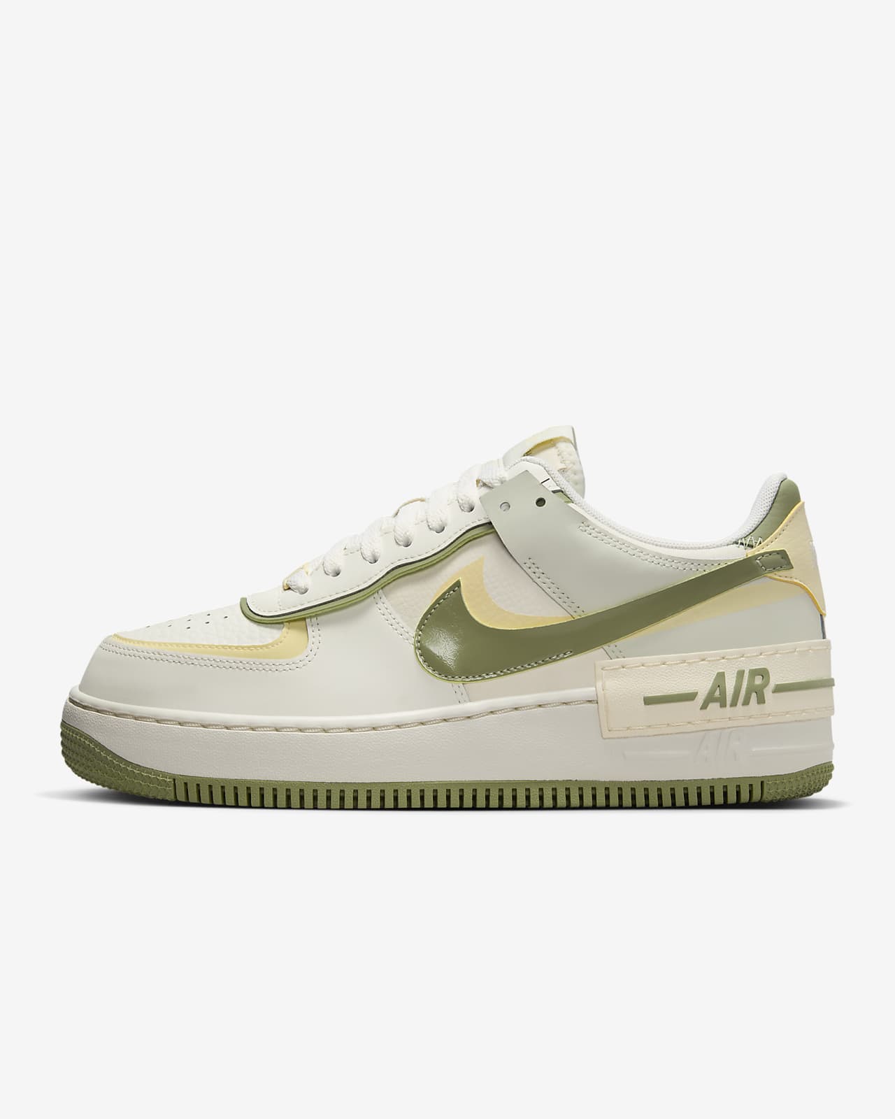 Женские кроссовки Nike AF1 Shadow зеленые