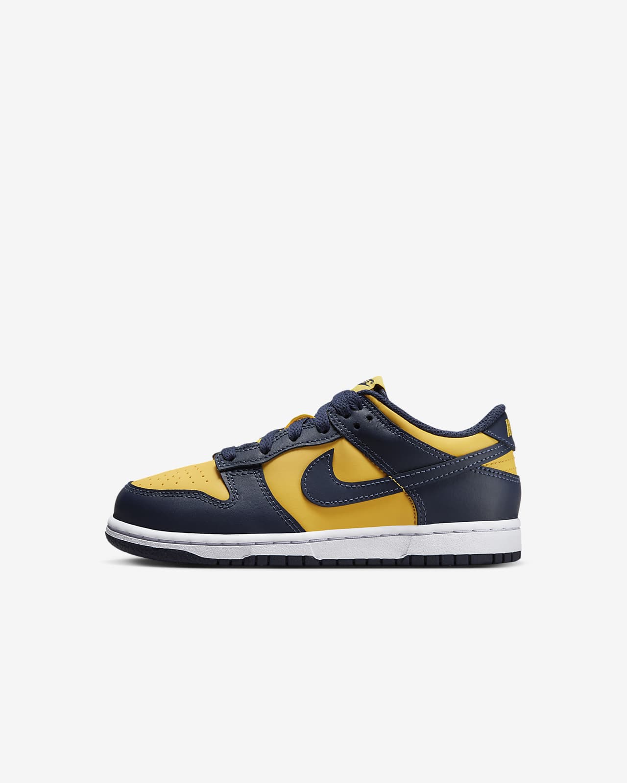 Детские кроссовки Nike Dunk Low (PS) белые