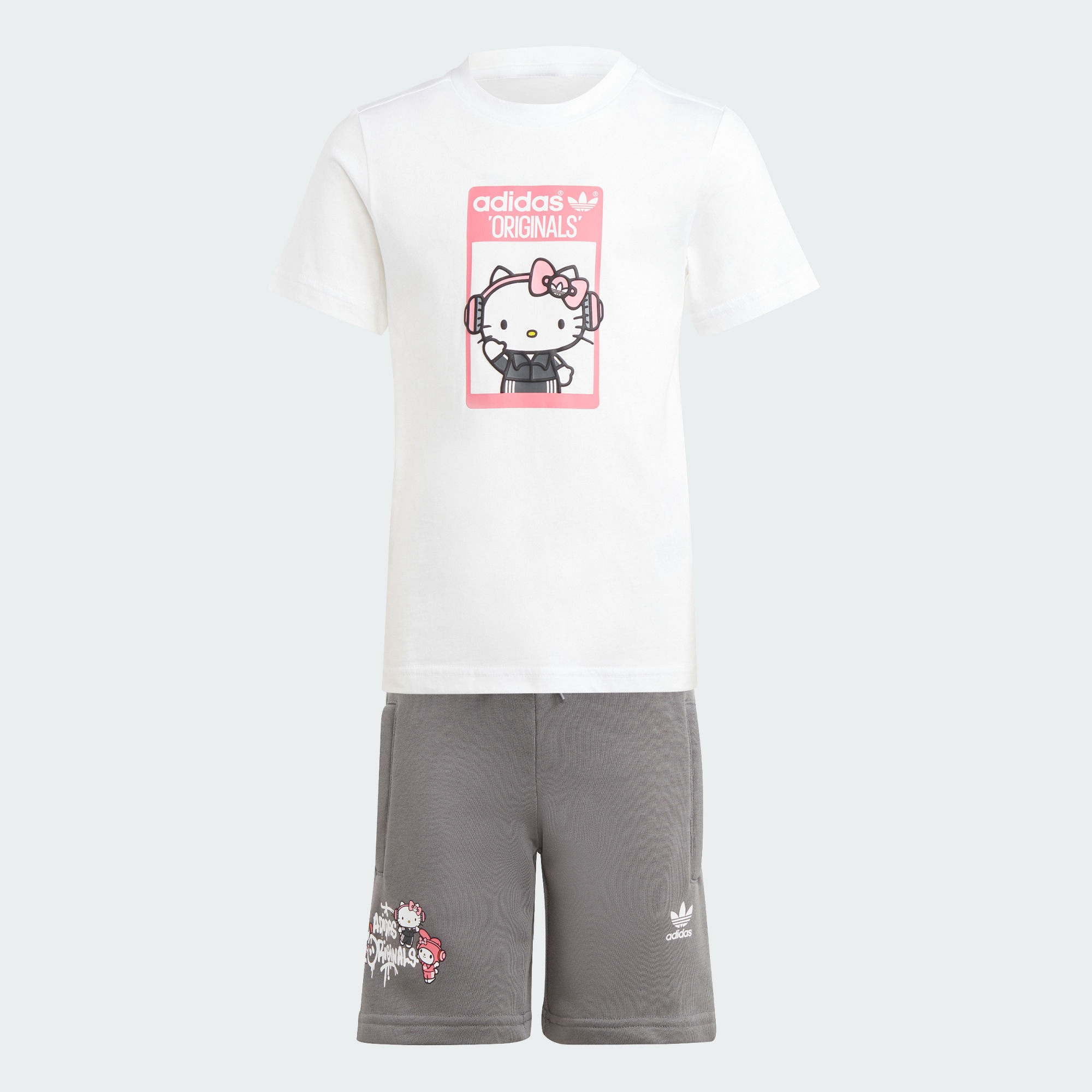 Детский комплект adidas HELLO KITTY SHORT TEE SET IT7918