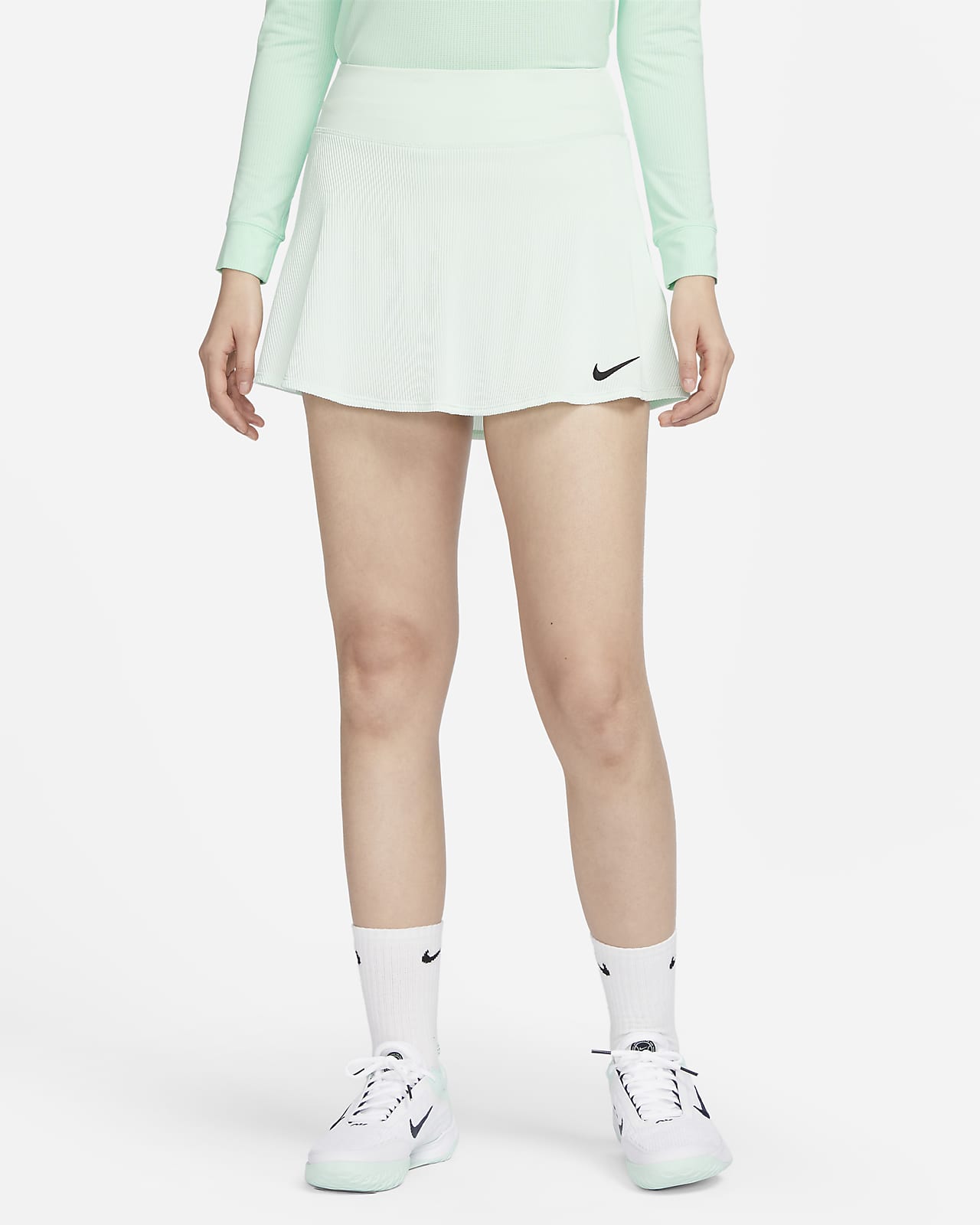 Женская юбка NikeCourt Advantage черная