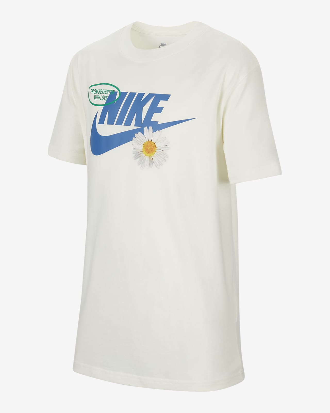 Детская футболка Nike Sportswear белая