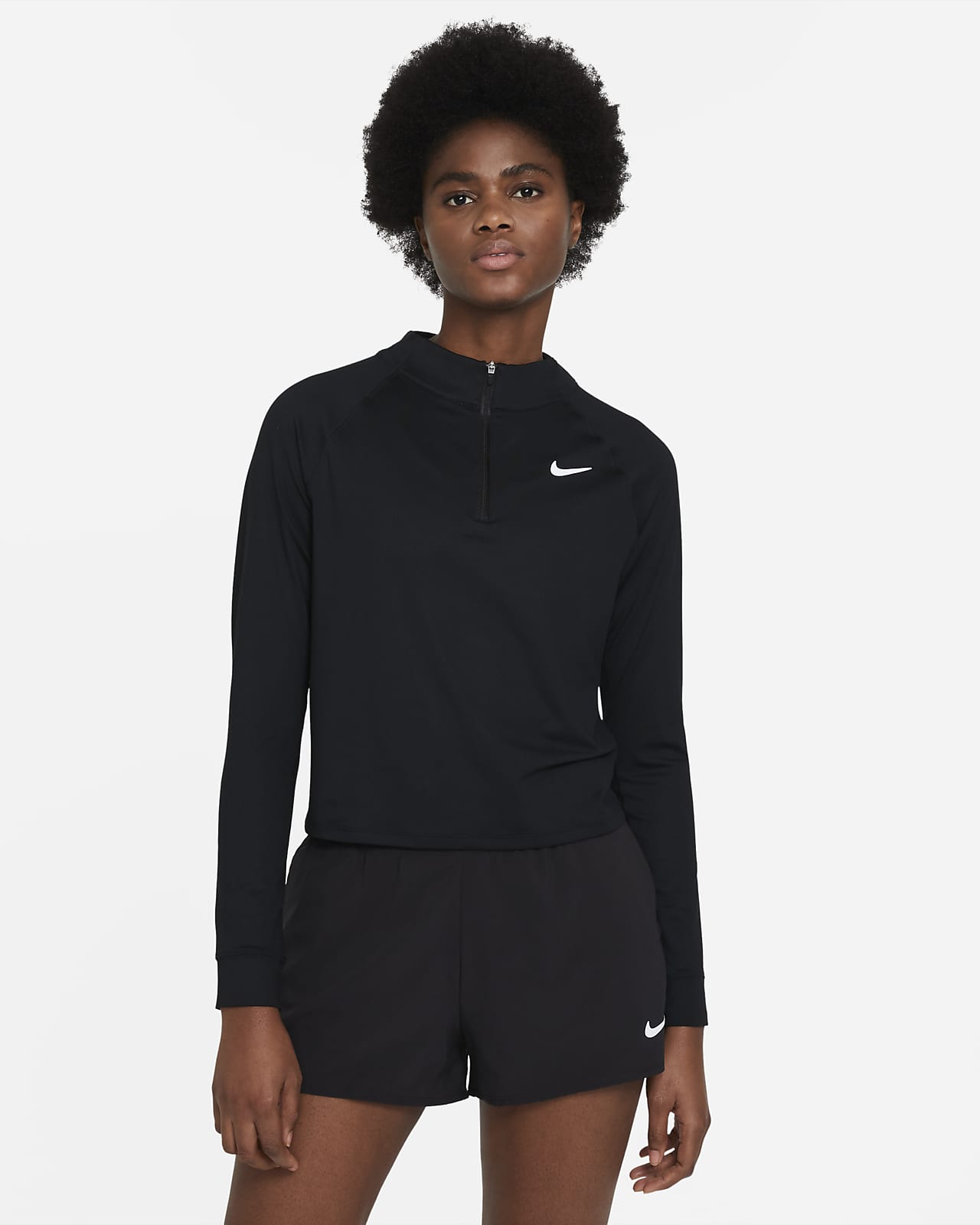 Женский топ NikeCourt Dri-FIT Victory черный