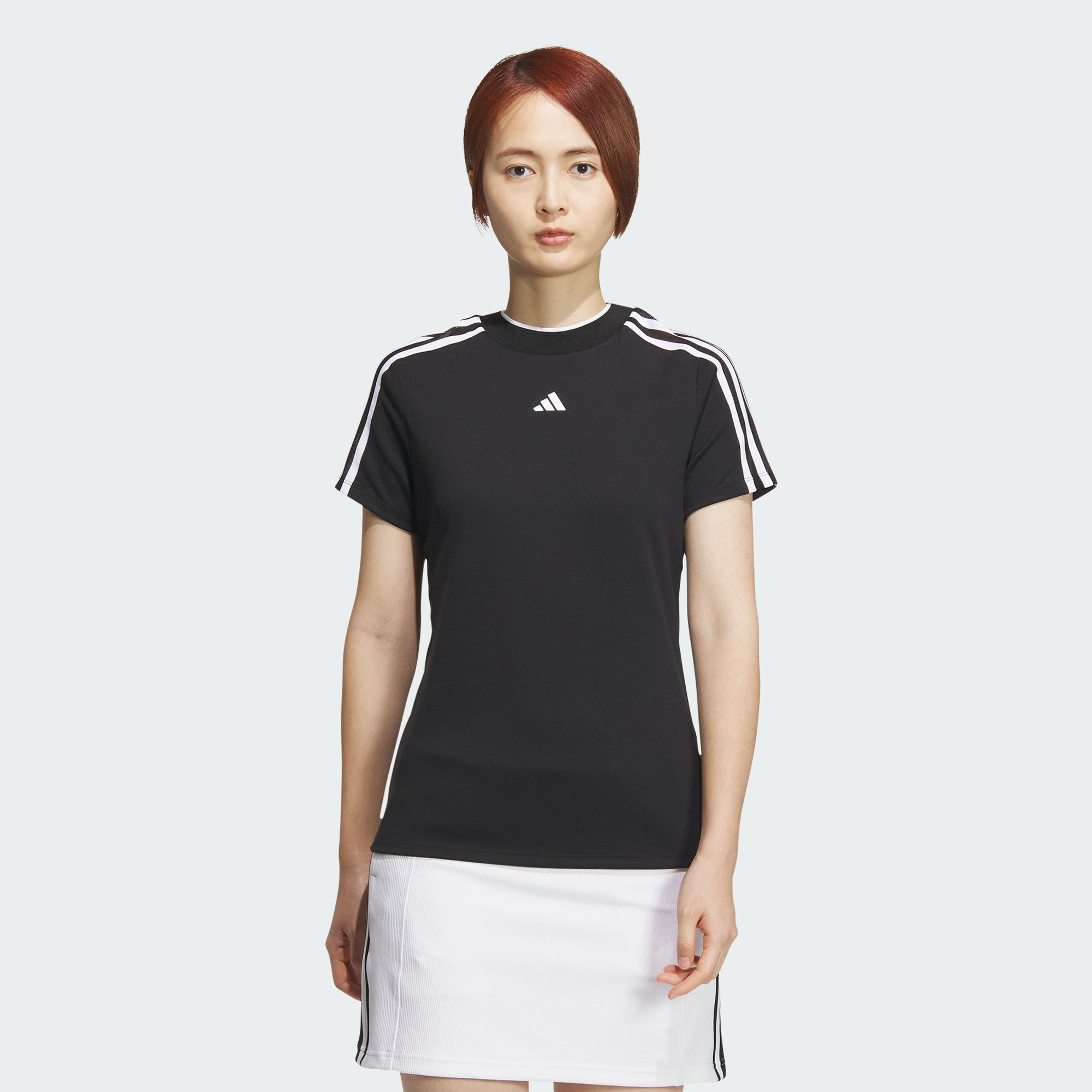 Женская футболка adidas AEROREADY MOCK NECK SHIRT черная