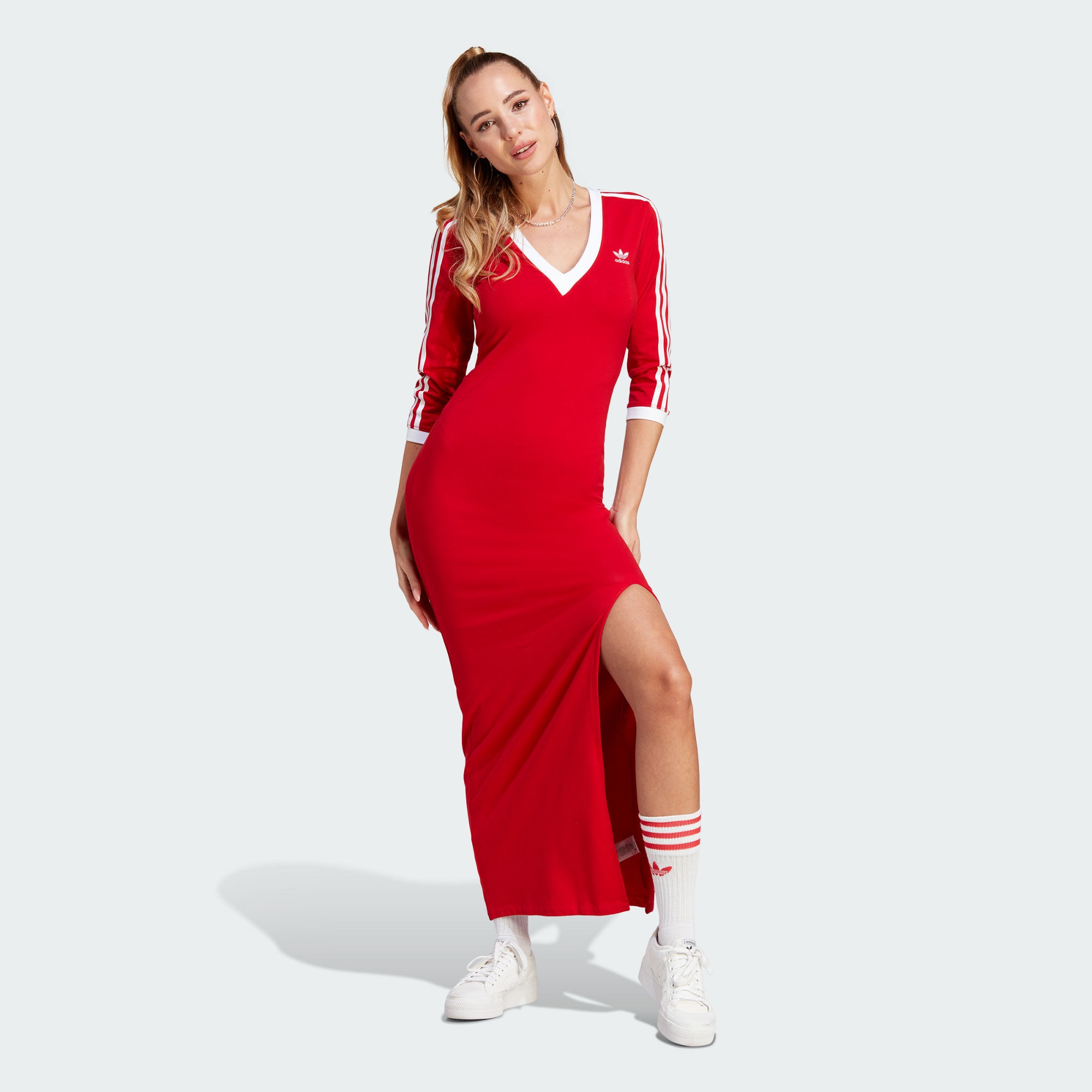 Женское платье  adidas ADICOLOR CLASSICS MAXI DRESS